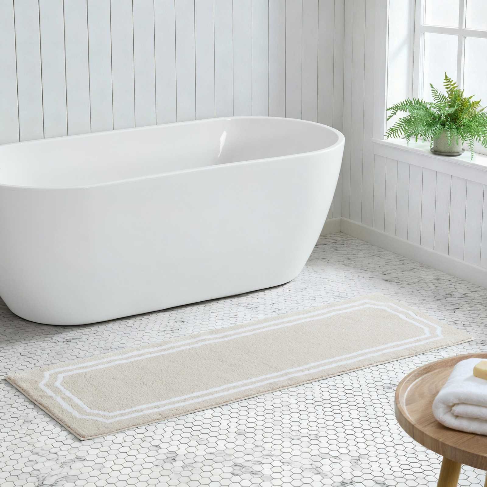 Skylands Border Bath Runner