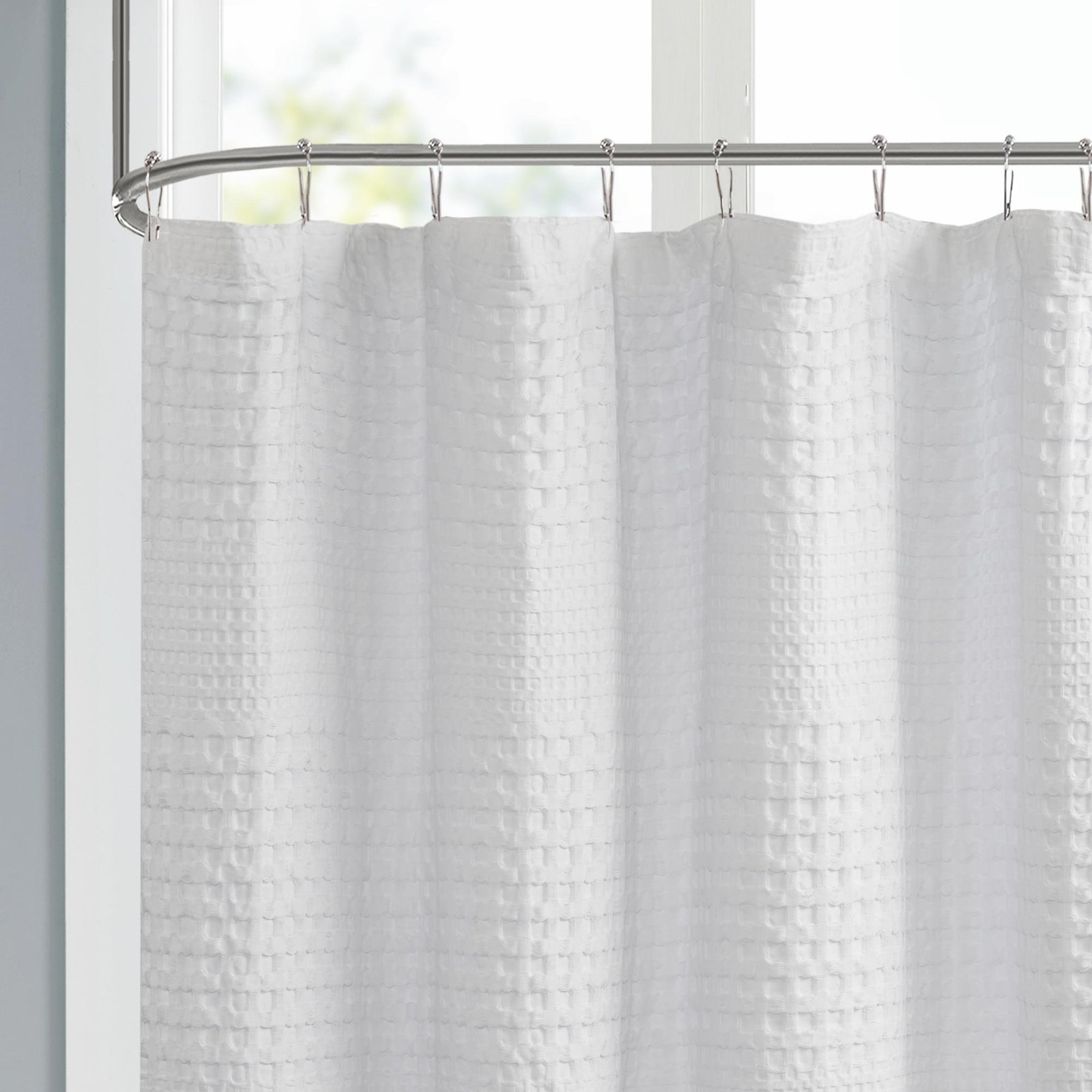 Arlo Waffle Shower Curtain