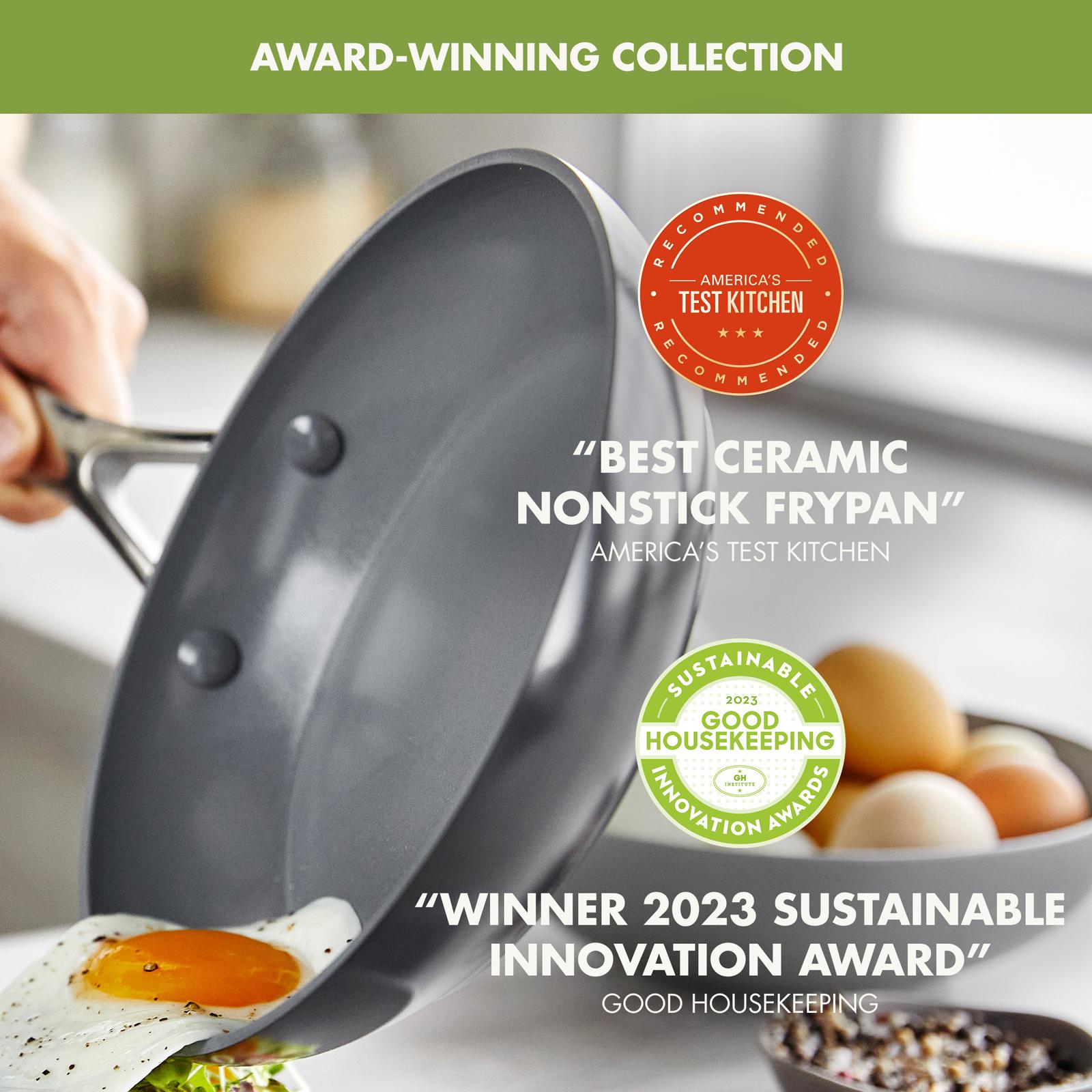Valencia Pro 2-Piece Ceramic Non-Stick Fry Pan Set 3 Valencia Pro 2-Piece Ceramic Non-Stick Fry Pan Set