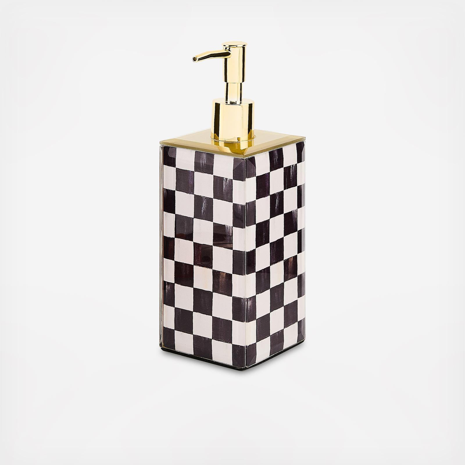 Courtly Check Glass Soap Pump 6 Courtly Check Glass Soap Pump