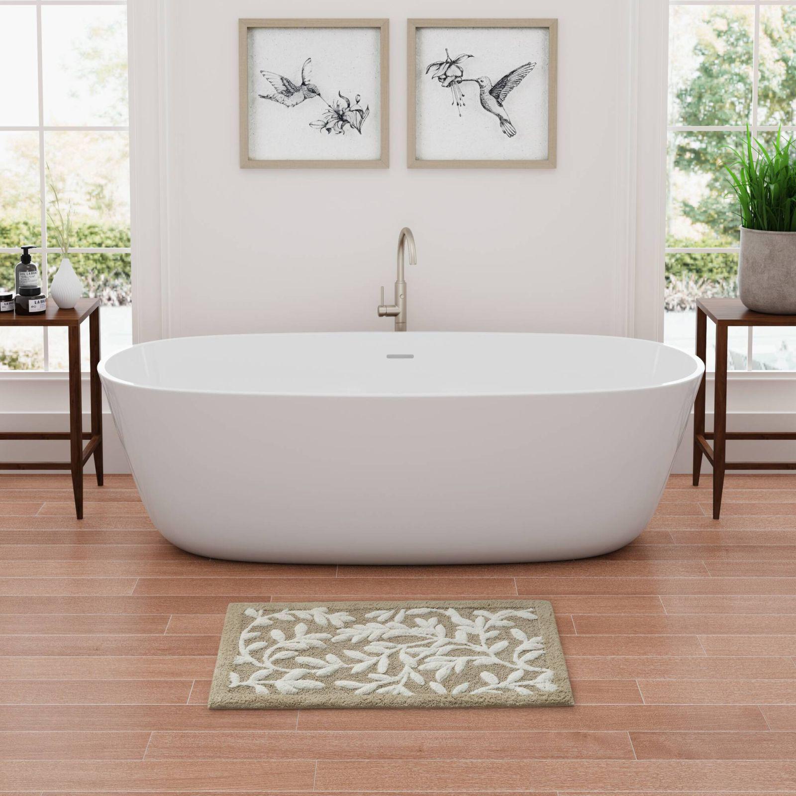 Serene Cotton Tufted Bath Rug 2 Serene Cotton Tufted Bath Rug