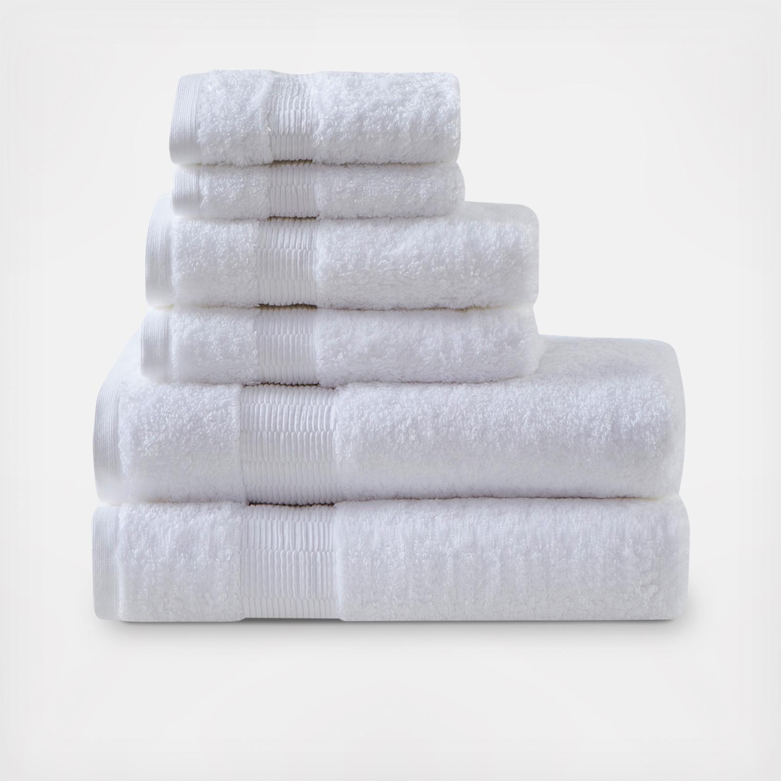 Luce Egyptian Cotton 6-Piece Towel Set 2 Luce Egyptian Cotton 6-Piece Towel Set