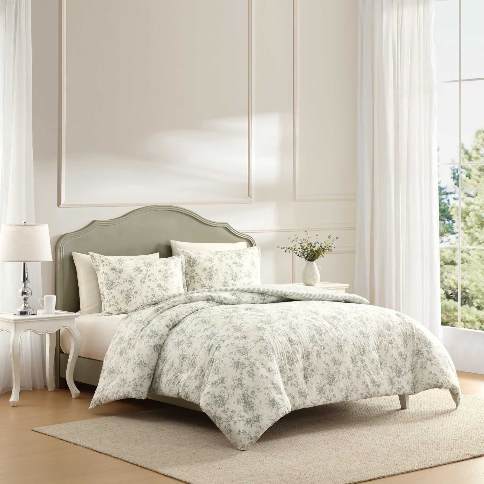 Walled Garden Cotton 3-Piece Comforter Set 15 Walled Garden Cotton 3-Piece Comforter Set