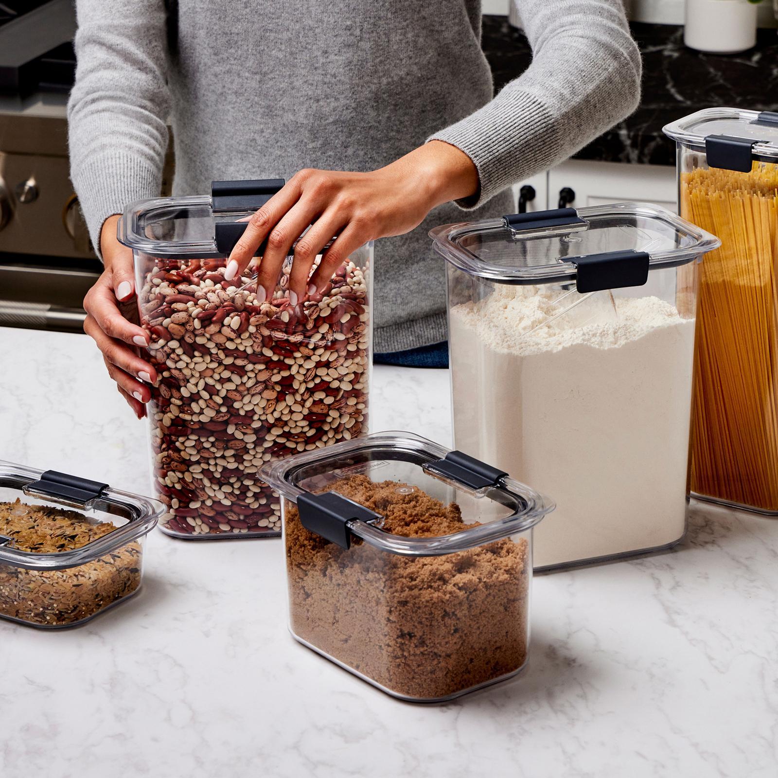 Brilliance 9-Piece Airtight Food & Pantry Storage Container Set 1 Brilliance 9-Piece Airtight Food & Pantry Storage Container Set
