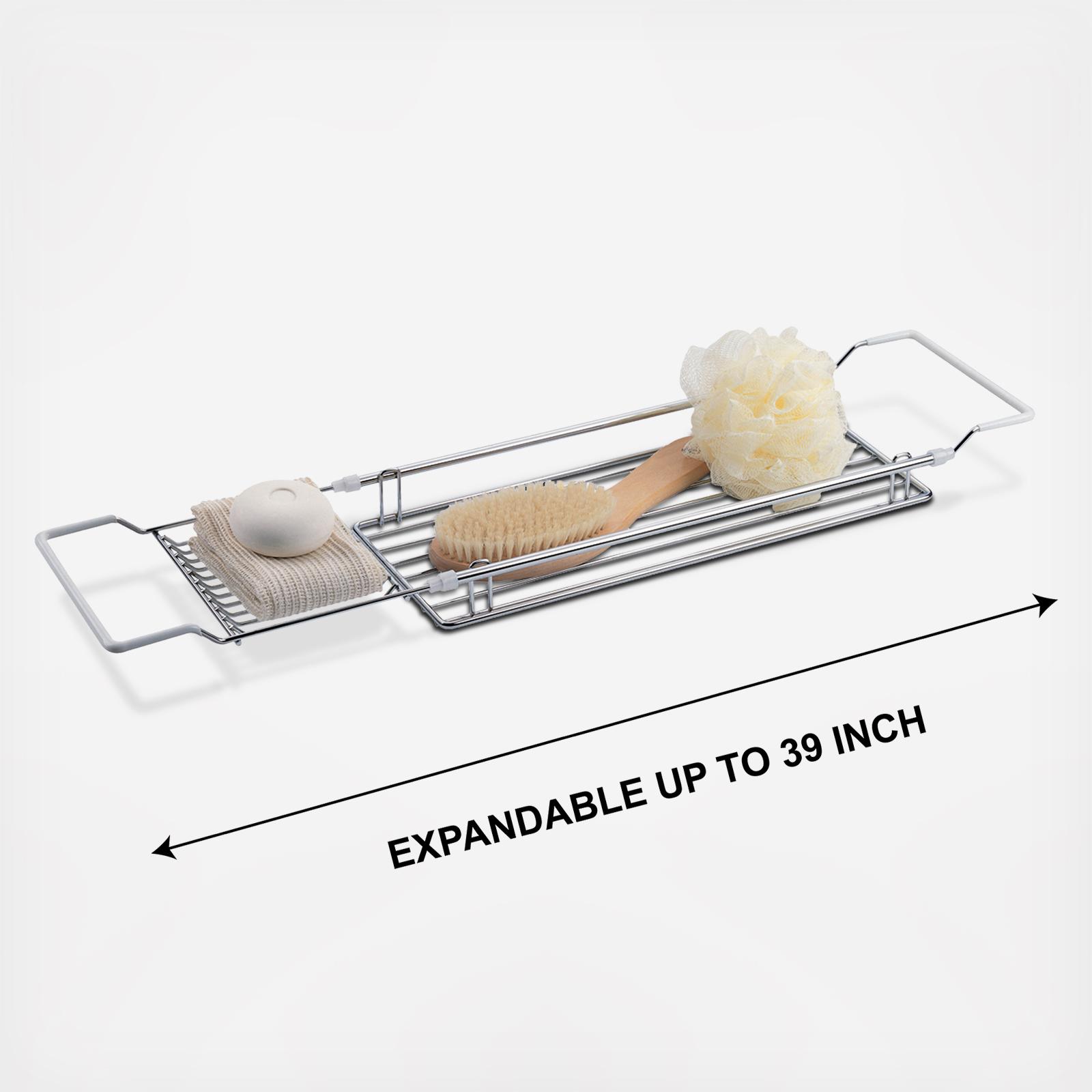 Expandable Bathtub Caddy 4 Expandable Bathtub Caddy