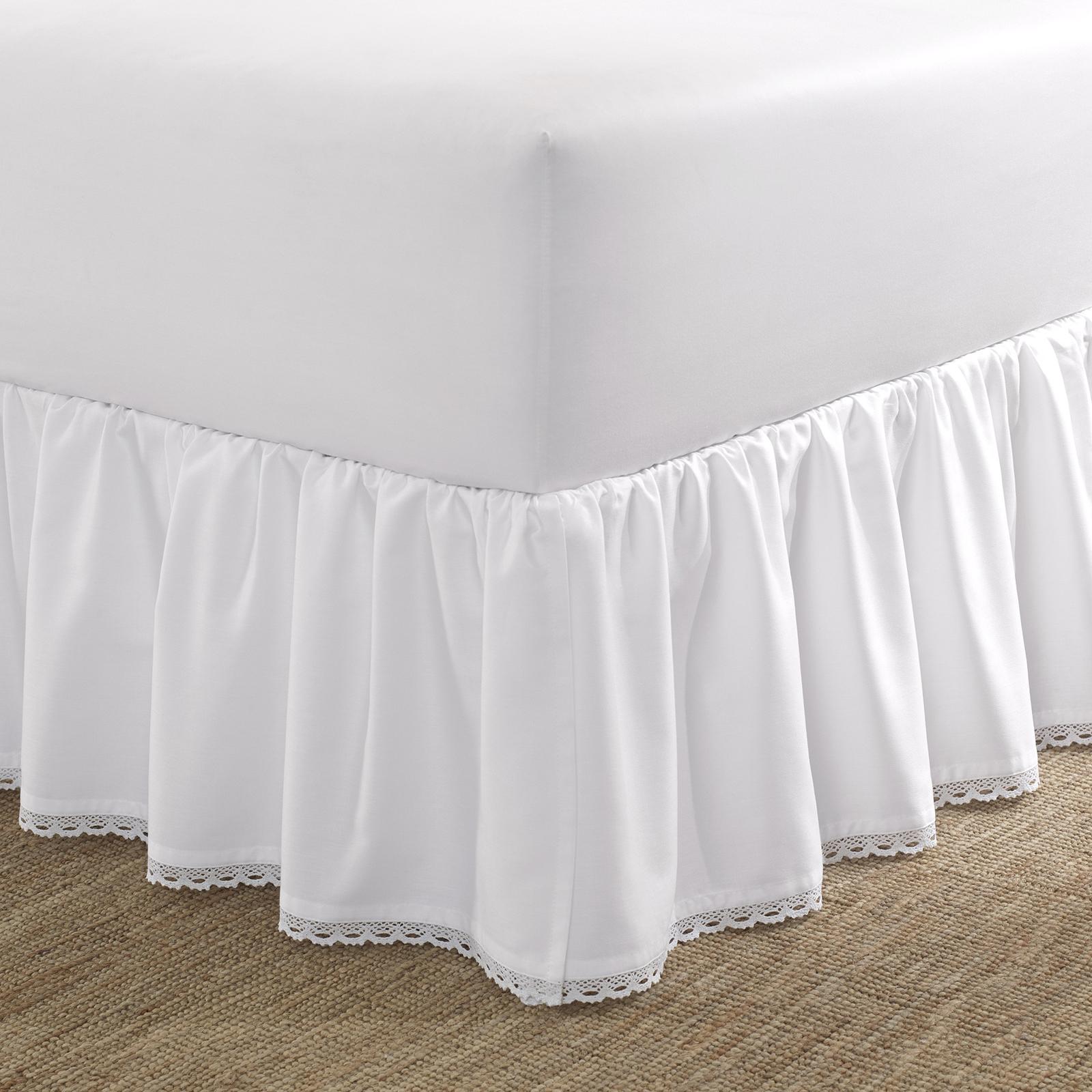 Crochet Ruffled Bed Skirt 12 Crochet Ruffled Bed Skirt