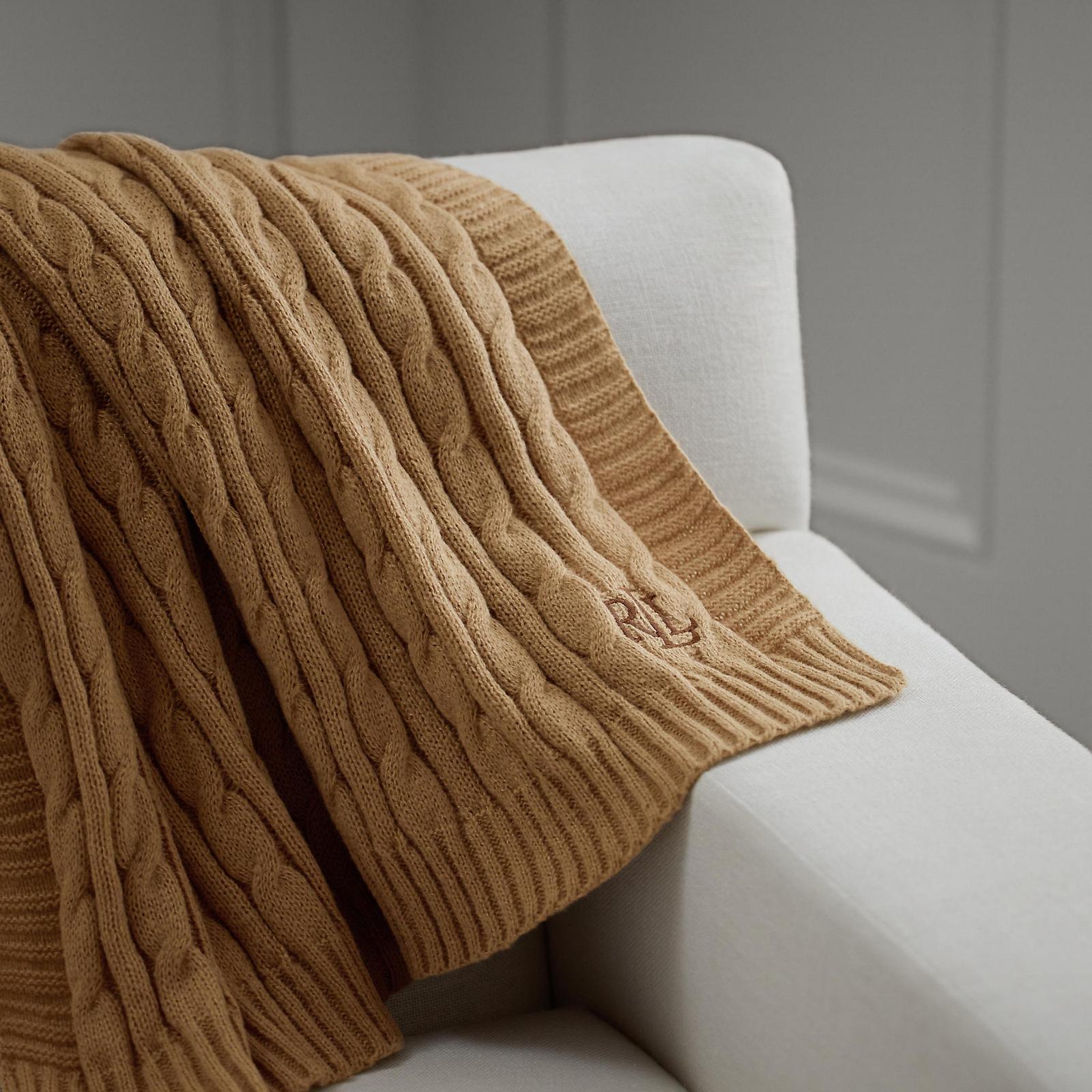 Jamie Cable-Knit Throw Blanket 9 Jamie Cable-Knit Throw Blanket