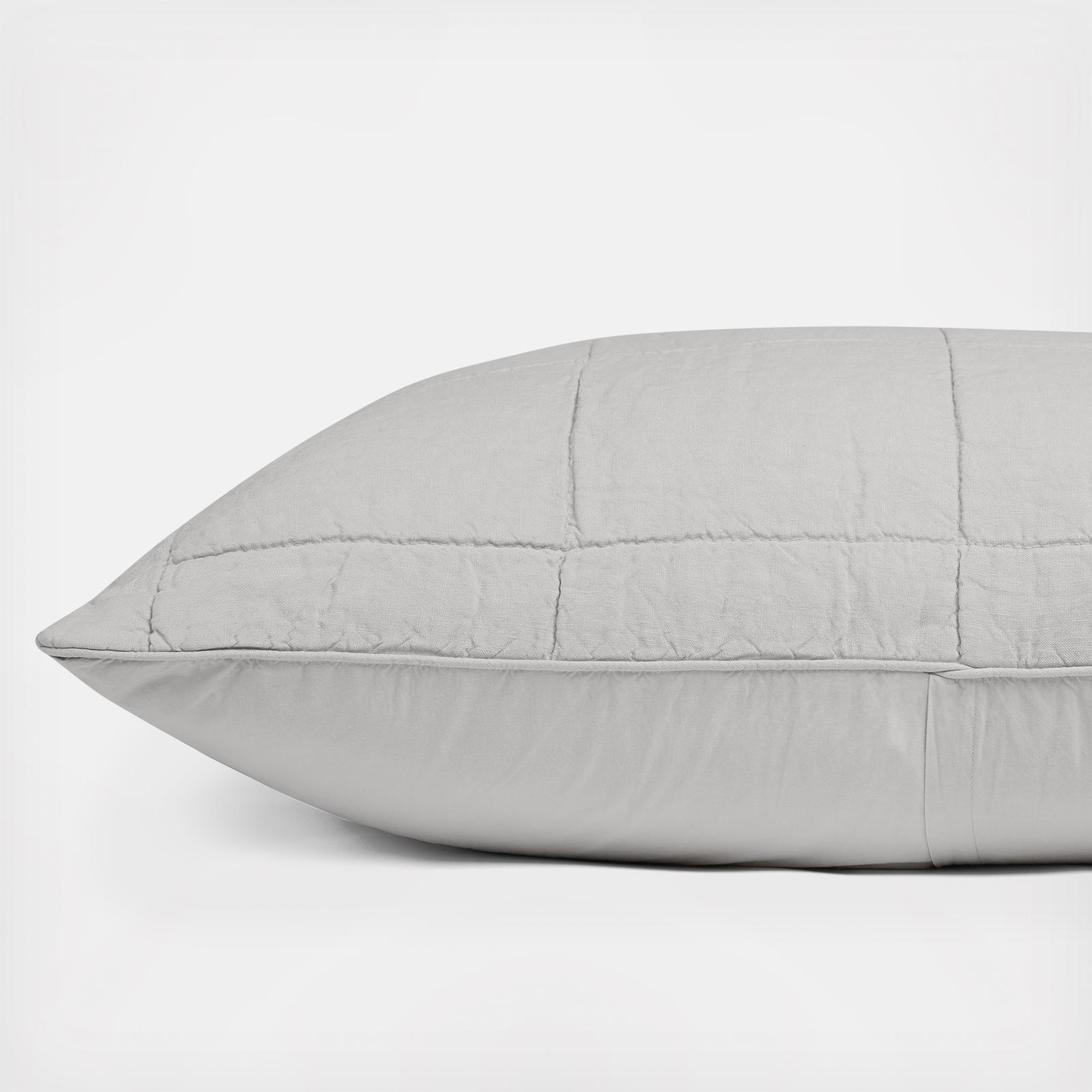Linen Box Quilted Euro Sham 3 Linen Box Quilted Euro Sham