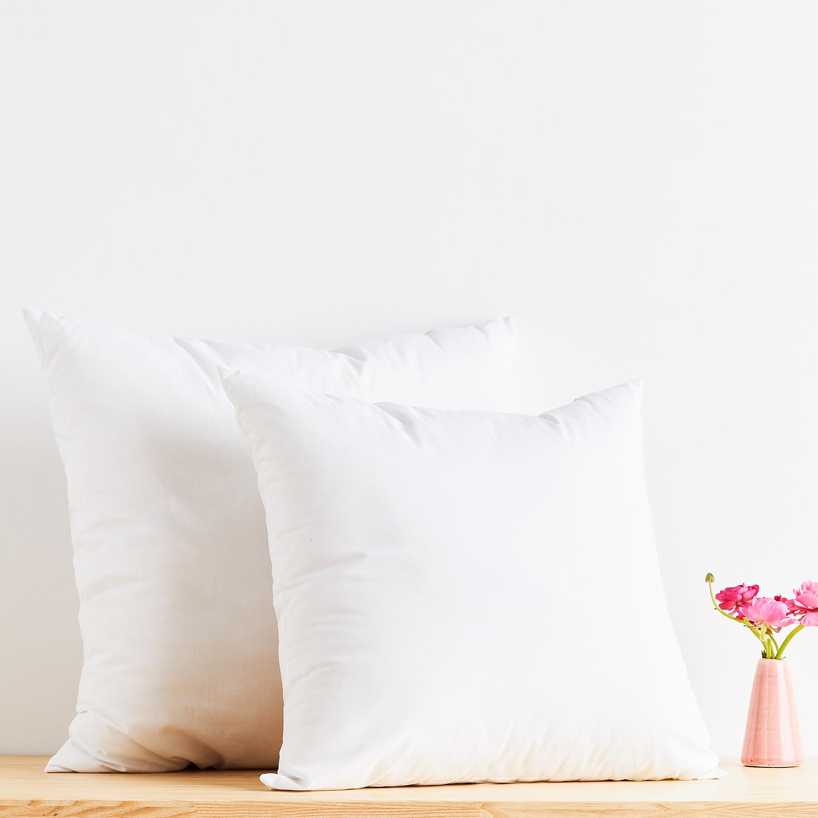 Feather Filled Euro Pillow Insert, Set of 2 8 Feather Filled Euro Pillow Insert, Set of 2