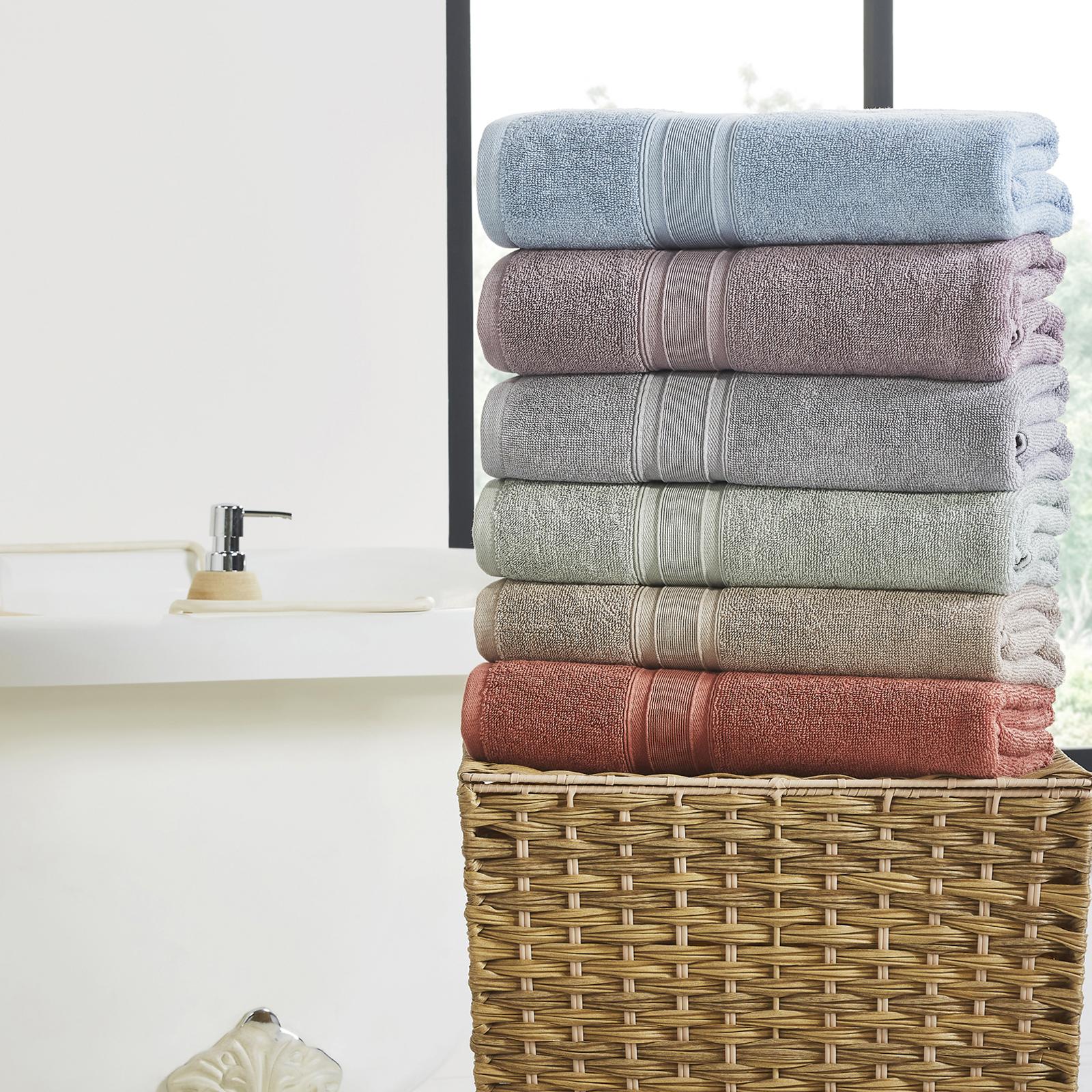 Monroe 6-Piece Yarn Dyed Jacquard Towel Set 5 Monroe 6-Piece Yarn Dyed Jacquard Towel Set