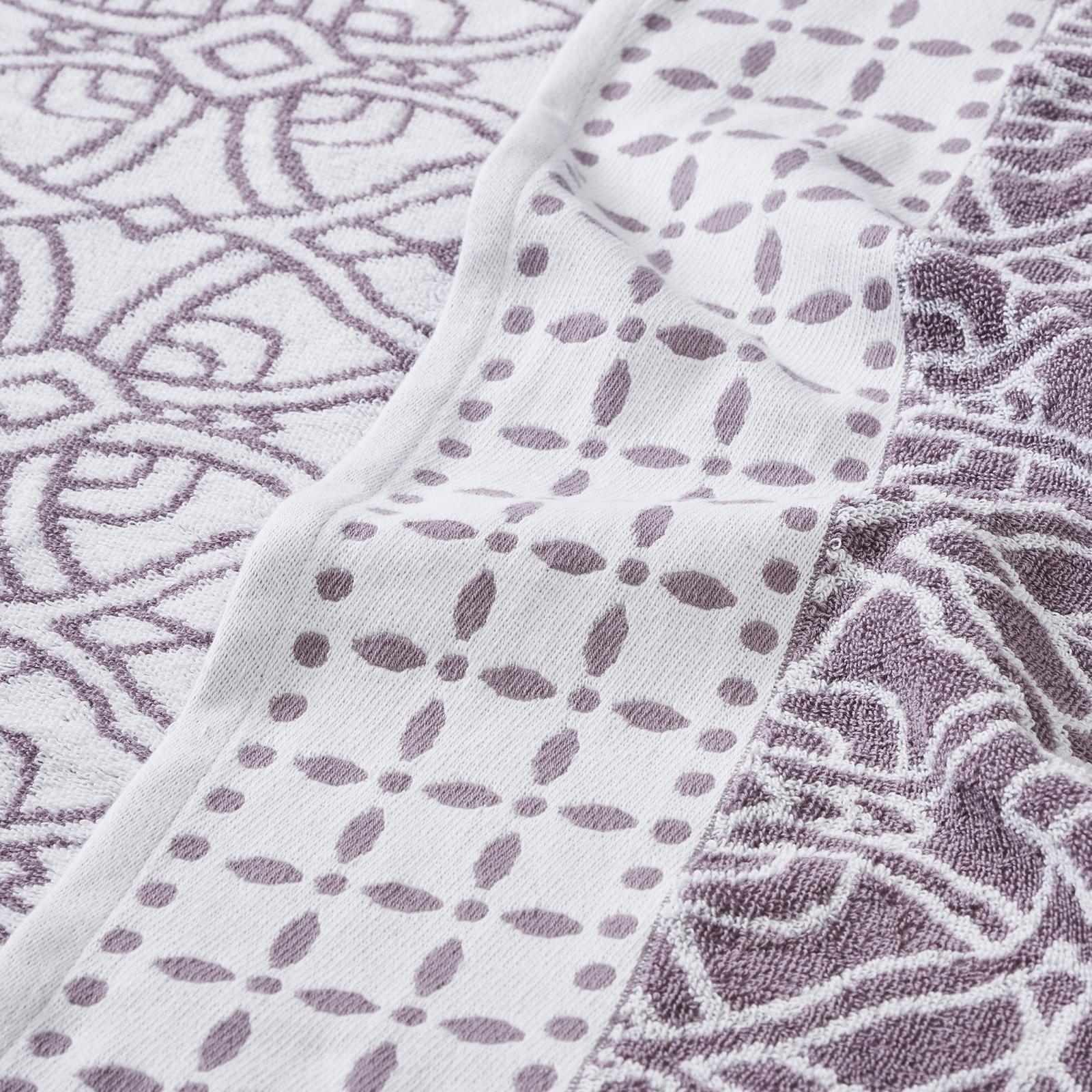 Monroe 6-Piece Yarn Dyed Jacquard Towel Set 7 Monroe 6-Piece Yarn Dyed Jacquard Towel Set