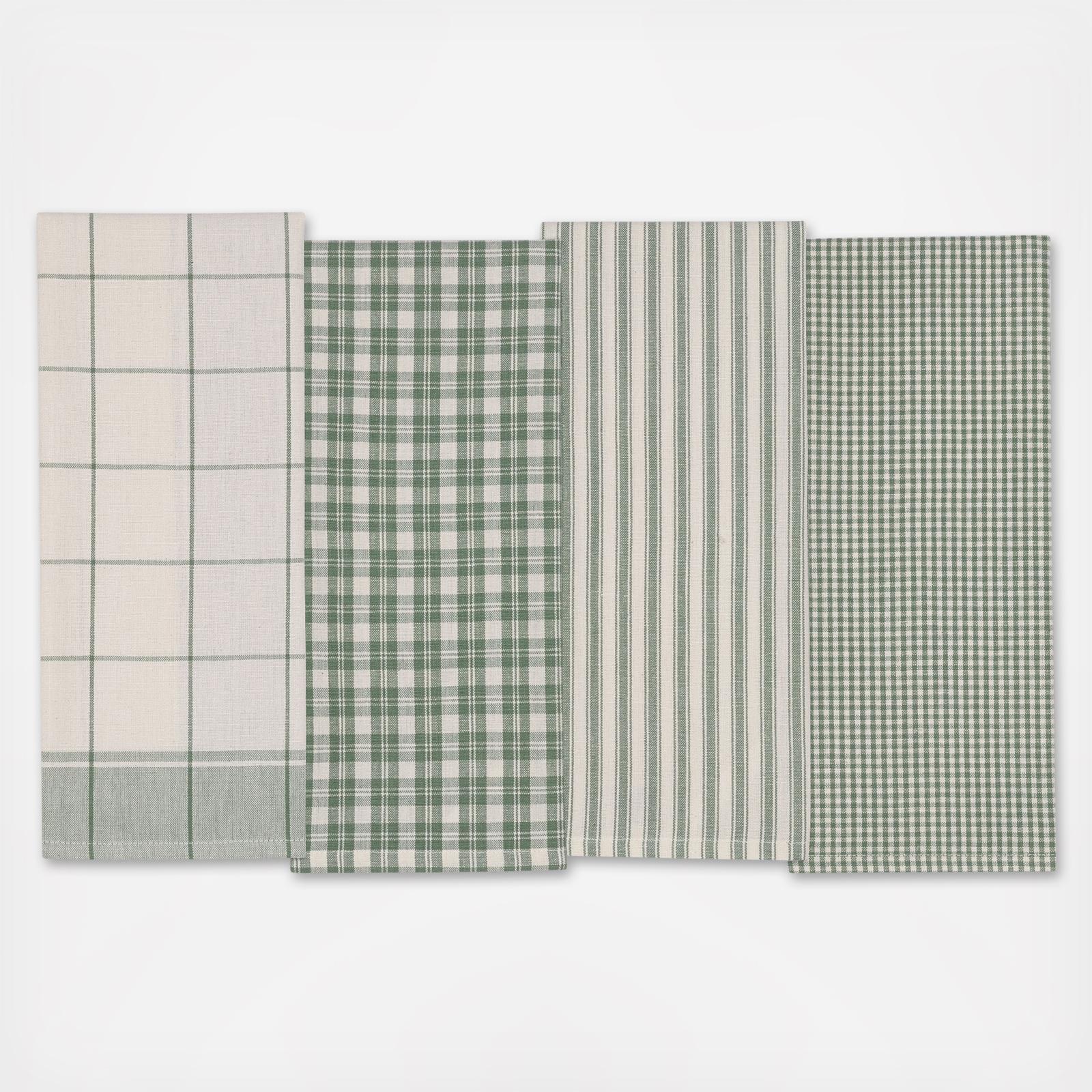 Mixed Pattern Tea Towel, Set of 4 1 Mixed Pattern Tea Towel, Set of 4