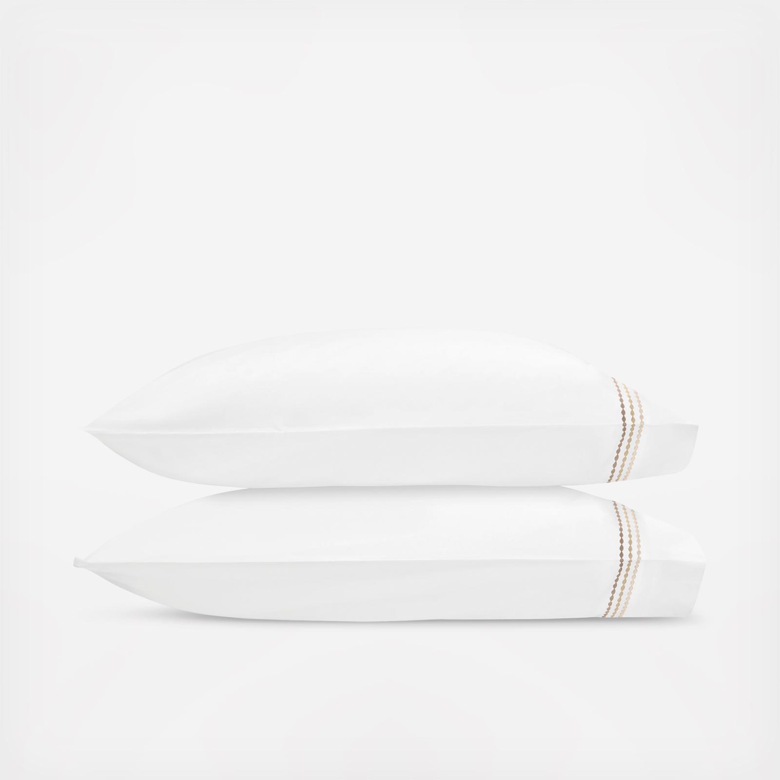Amara Triple Pearl Pillowcase, Set of 2 2 Amara Triple Pearl Pillowcase, Set of 2