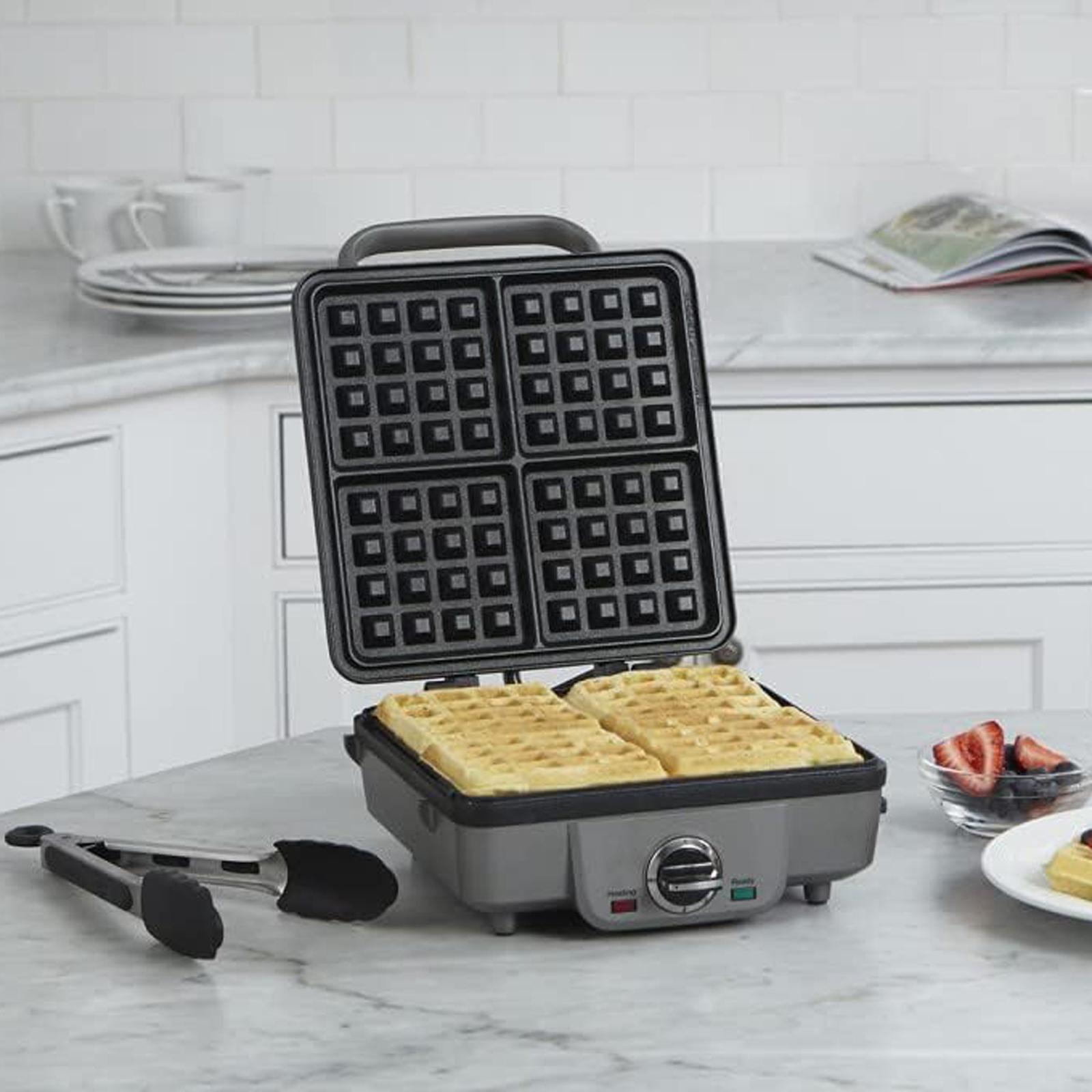 4-Slice Belgian Waffle Maker with Pancake Plate WAF-300NAS 13 4-Slice Belgian Waffle Maker with Pancake Plate WAF-300NAS