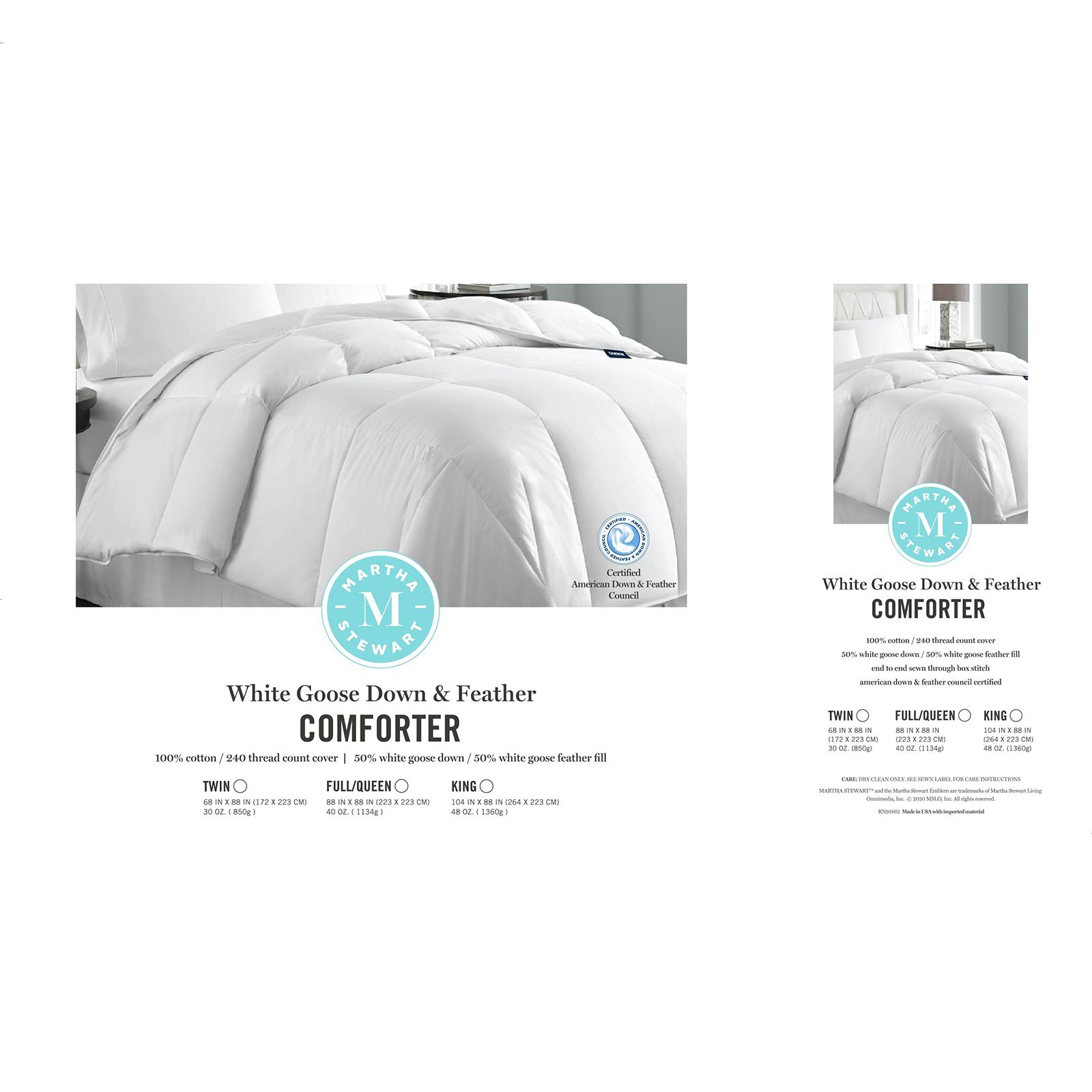 240-Thread Count 50/50 Goose Down and Feather Comforter 5 240-Thread Count 50/50 Goose Down and Feather Comforter