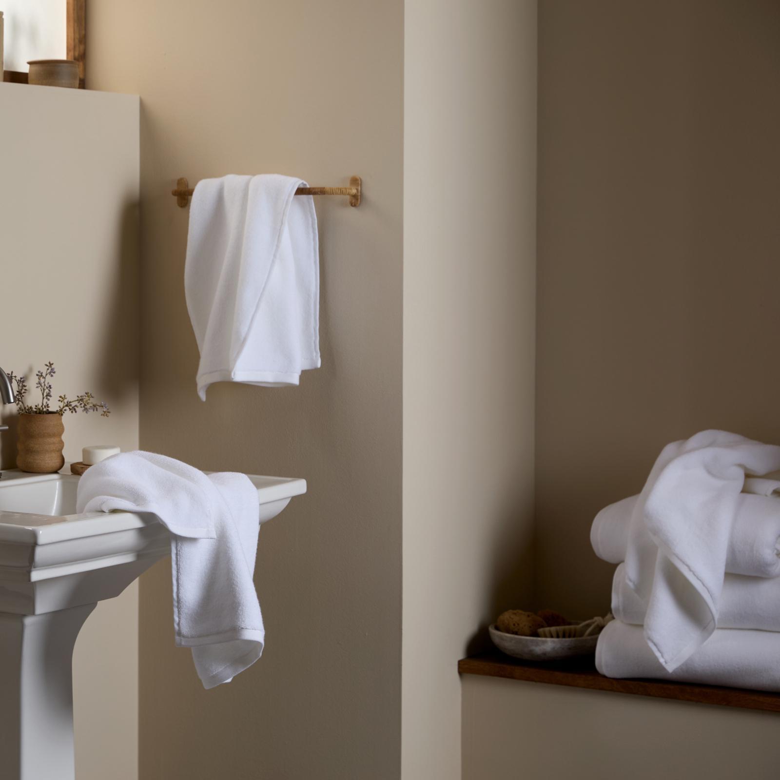 6-Piece Organic Plush Bath Towel Set