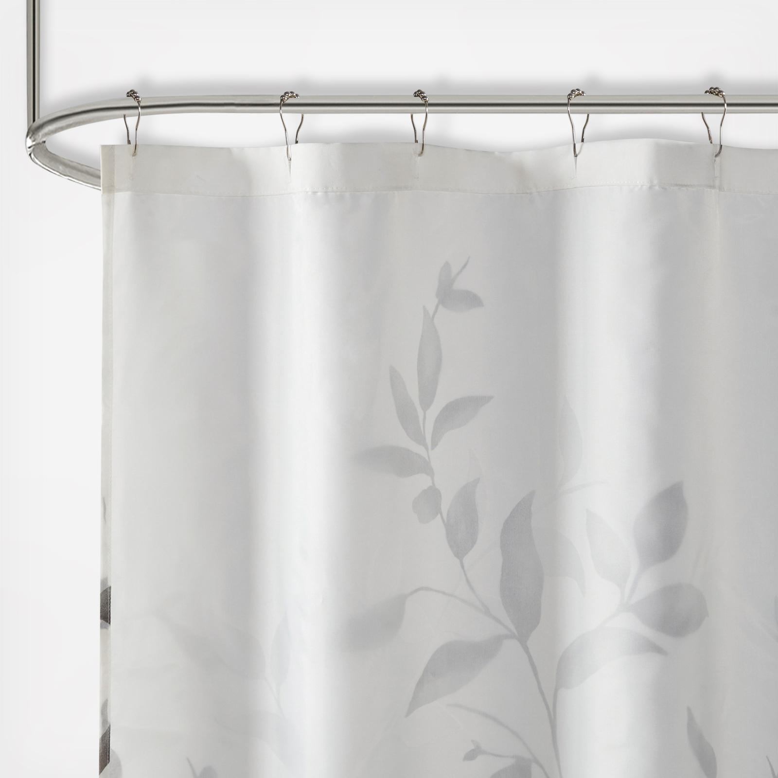Cecily Burnout Printed Shower Curtain 3 Cecily Burnout Printed Shower Curtain