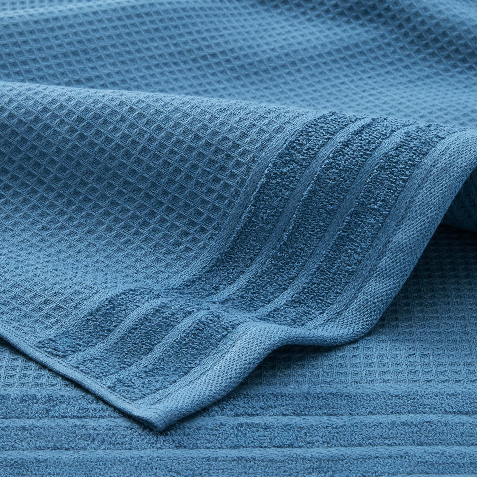 Basics Waffle Woven Terry Bath Towel, Set of 4 6 Basics Waffle Woven Terry Bath Towel, Set of 4