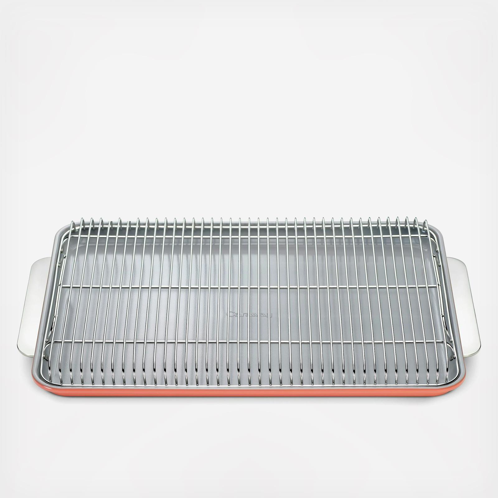 Ceramic Non-Stick Baking Sheet & Cooling Rack Set 17 Ceramic Non-Stick Baking Sheet & Cooling Rack Set