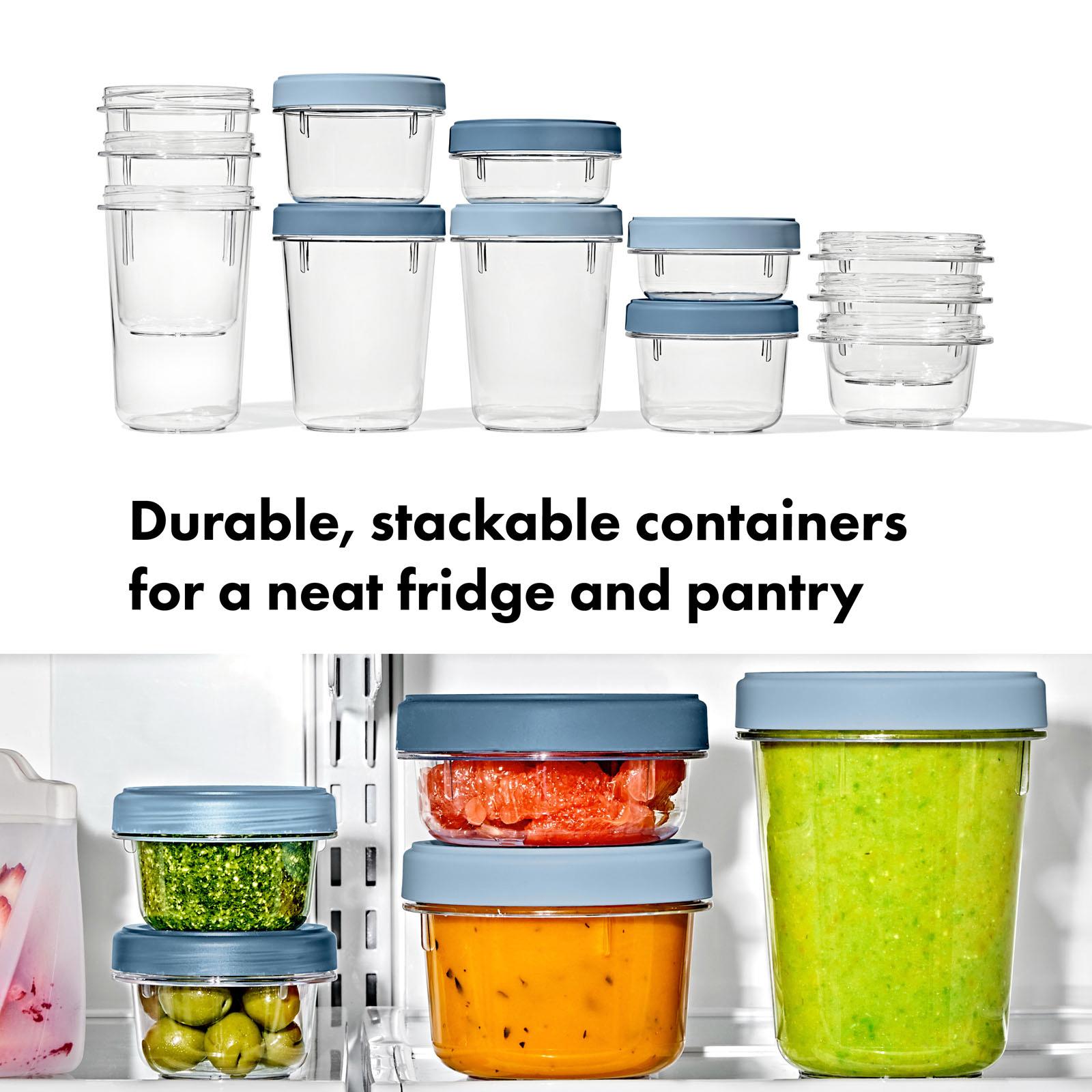 Good Grips 12-Piece Twist & Stack Container Set 6 Good Grips 12-Piece Twist & Stack Container Set