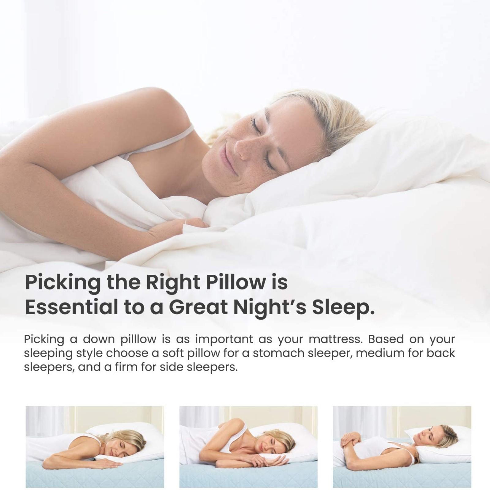 Essential 600 Fill Power Down Percale Pillow 4 Essential 600 Fill Power Down Percale Pillow