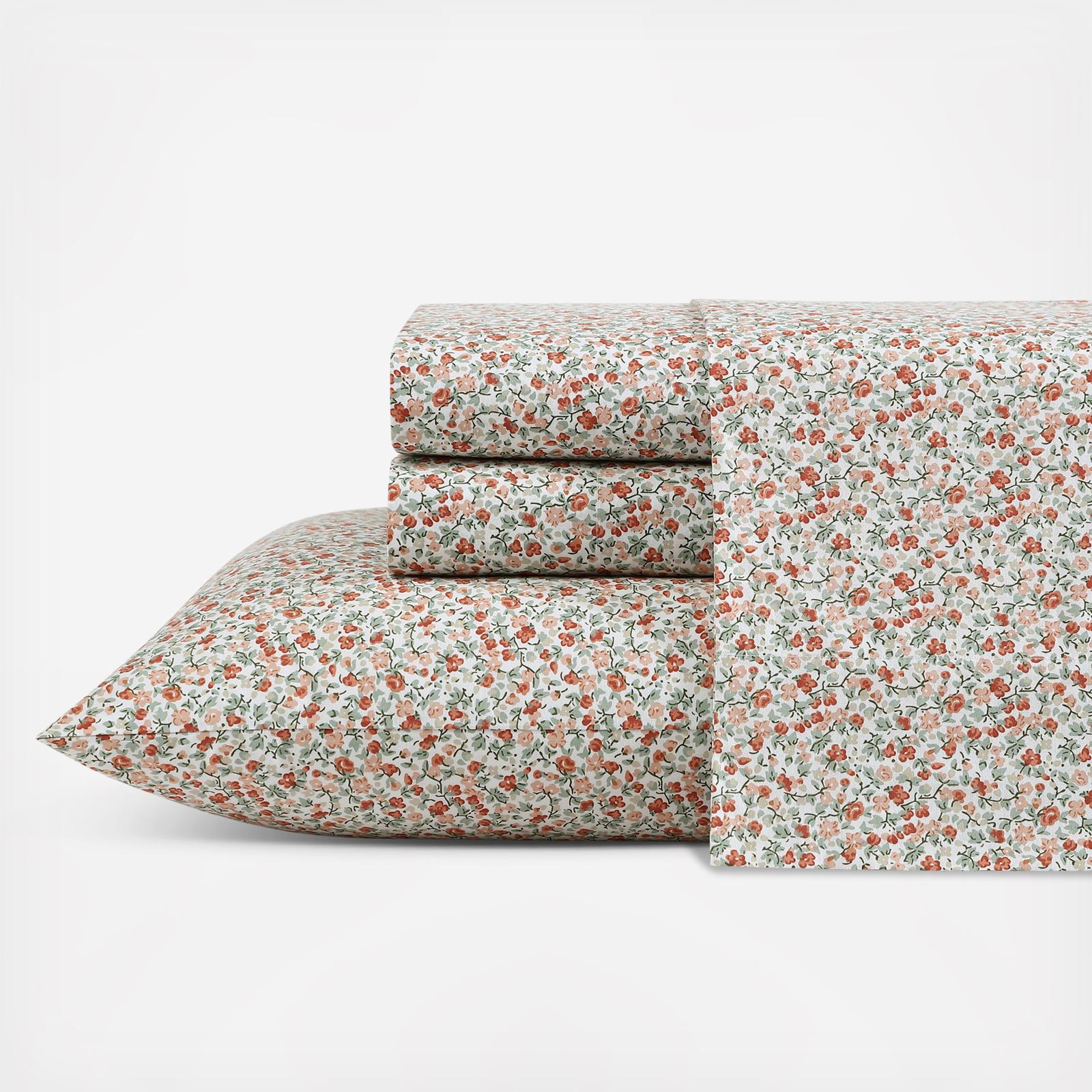 Emogene Cotton Percale 4-Piece Sheet Set 2 Emogene Cotton Percale 4-Piece Sheet Set