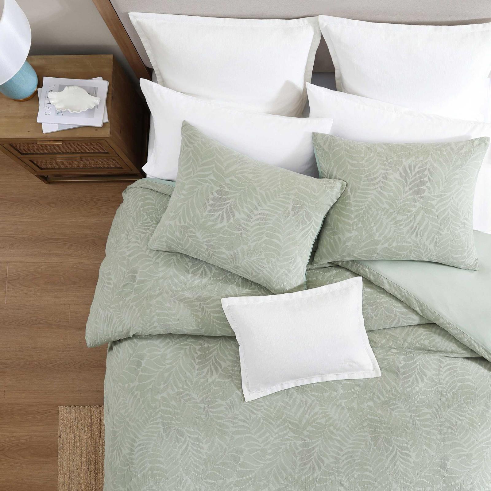 Harbor Palm Cotton 3-Piece Comforter Set 8 Harbor Palm Cotton 3-Piece Comforter Set
