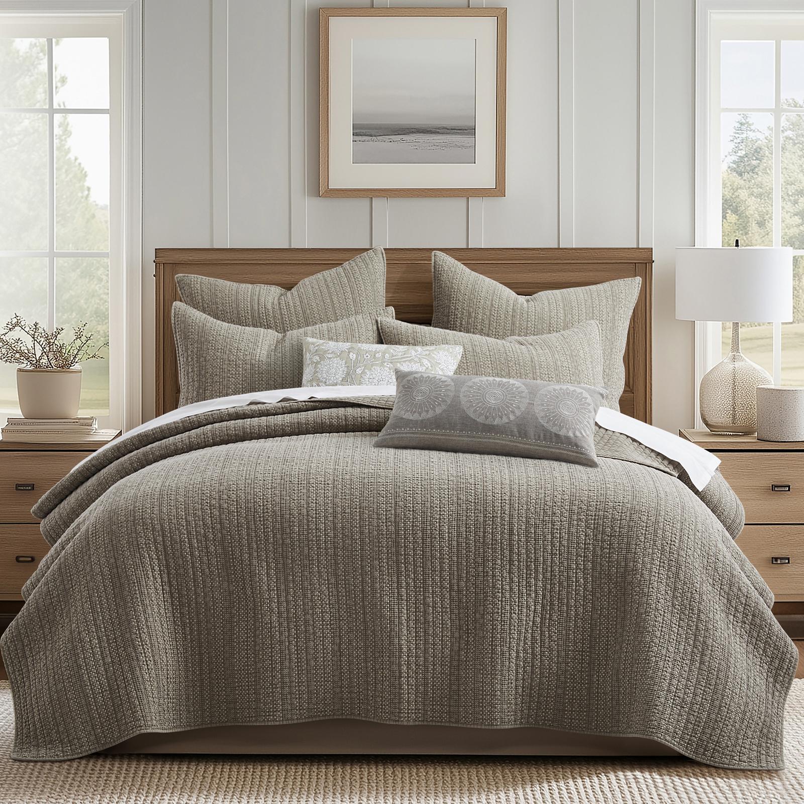 Loden 3-Piece Reversible Quilt Set 1 Loden 3-Piece Reversible Quilt Set