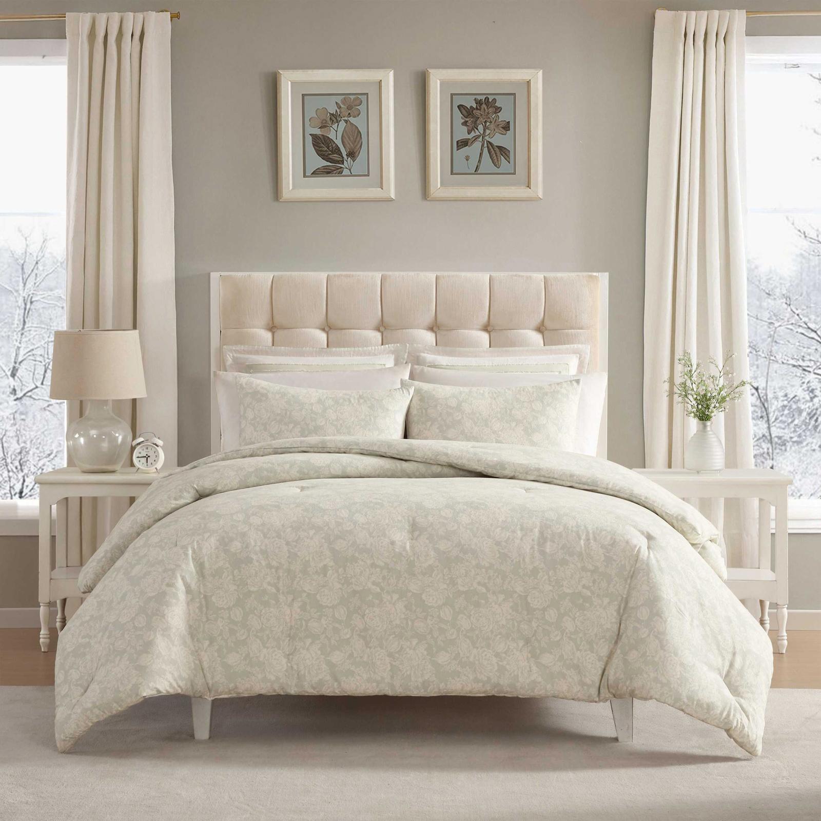 Meredith Cotton Flannel 3-Piece Comforter Set 1 Meredith Cotton Flannel 3-Piece Comforter Set
