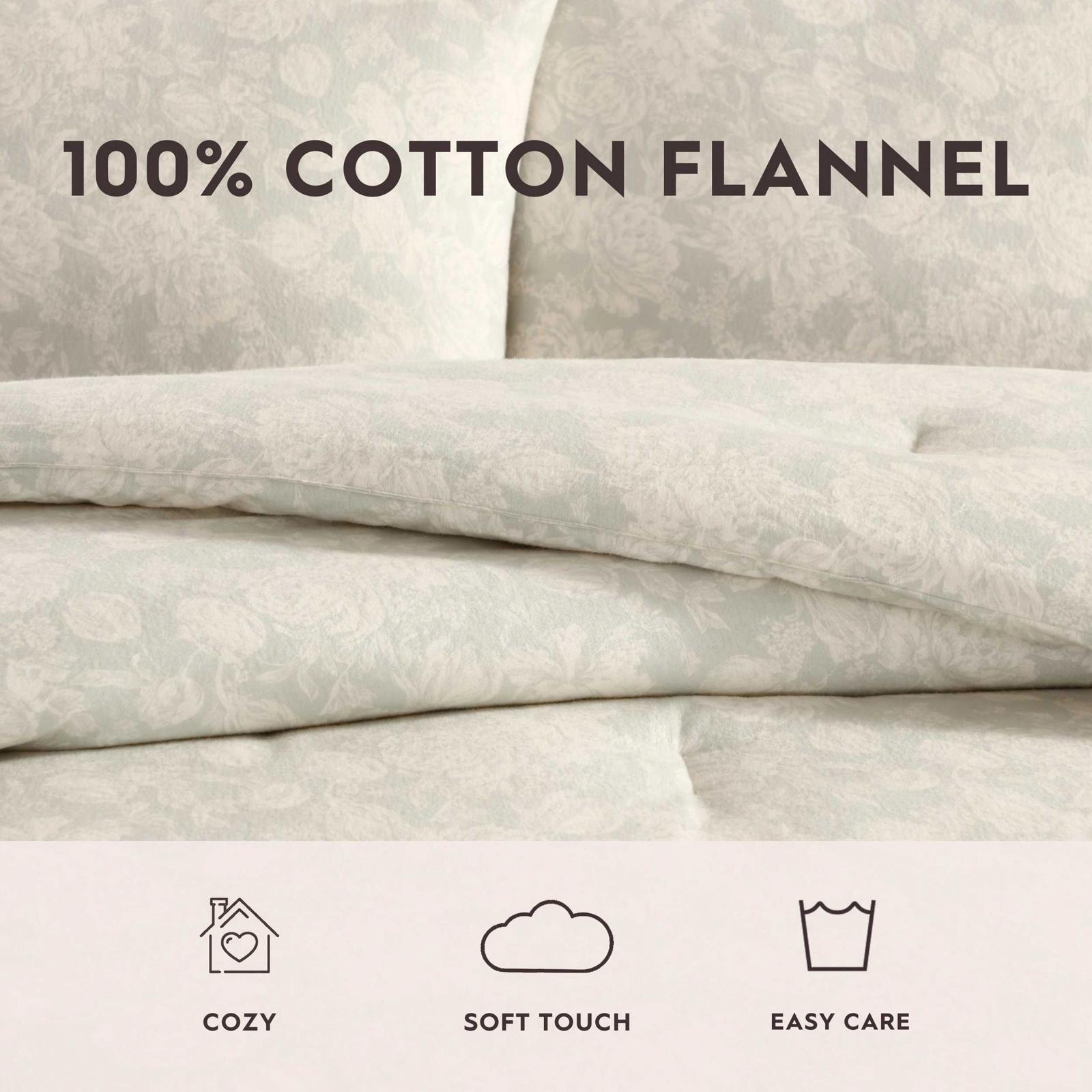 Meredith Cotton Flannel 3-Piece Comforter Set 6 Meredith Cotton Flannel 3-Piece Comforter Set