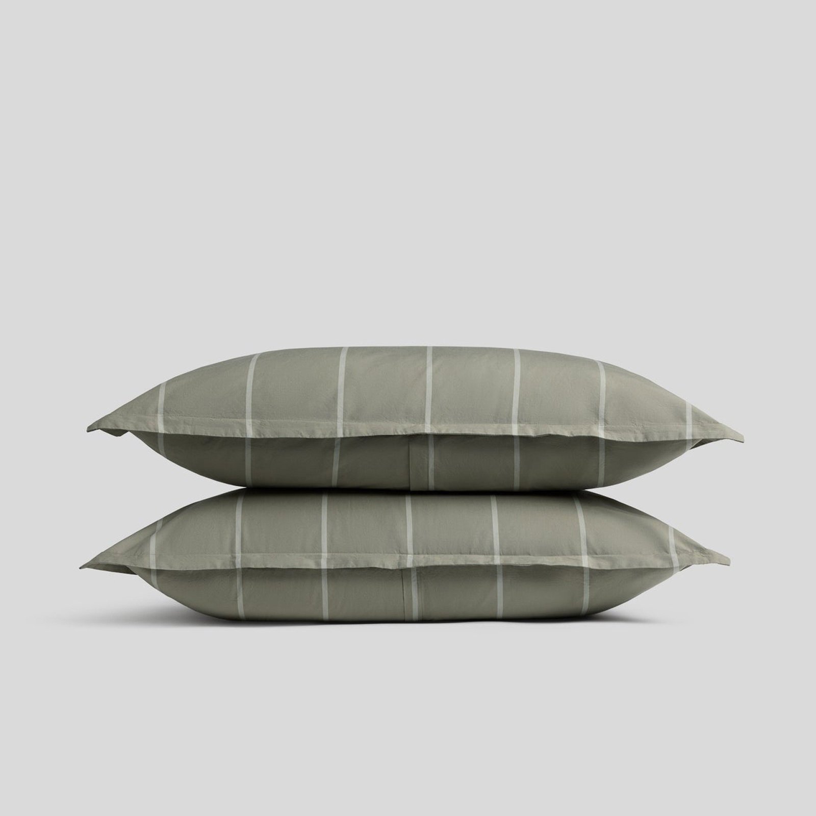 Percale Stripe Sham, Set of 2 2 Percale Stripe Sham, Set of 2