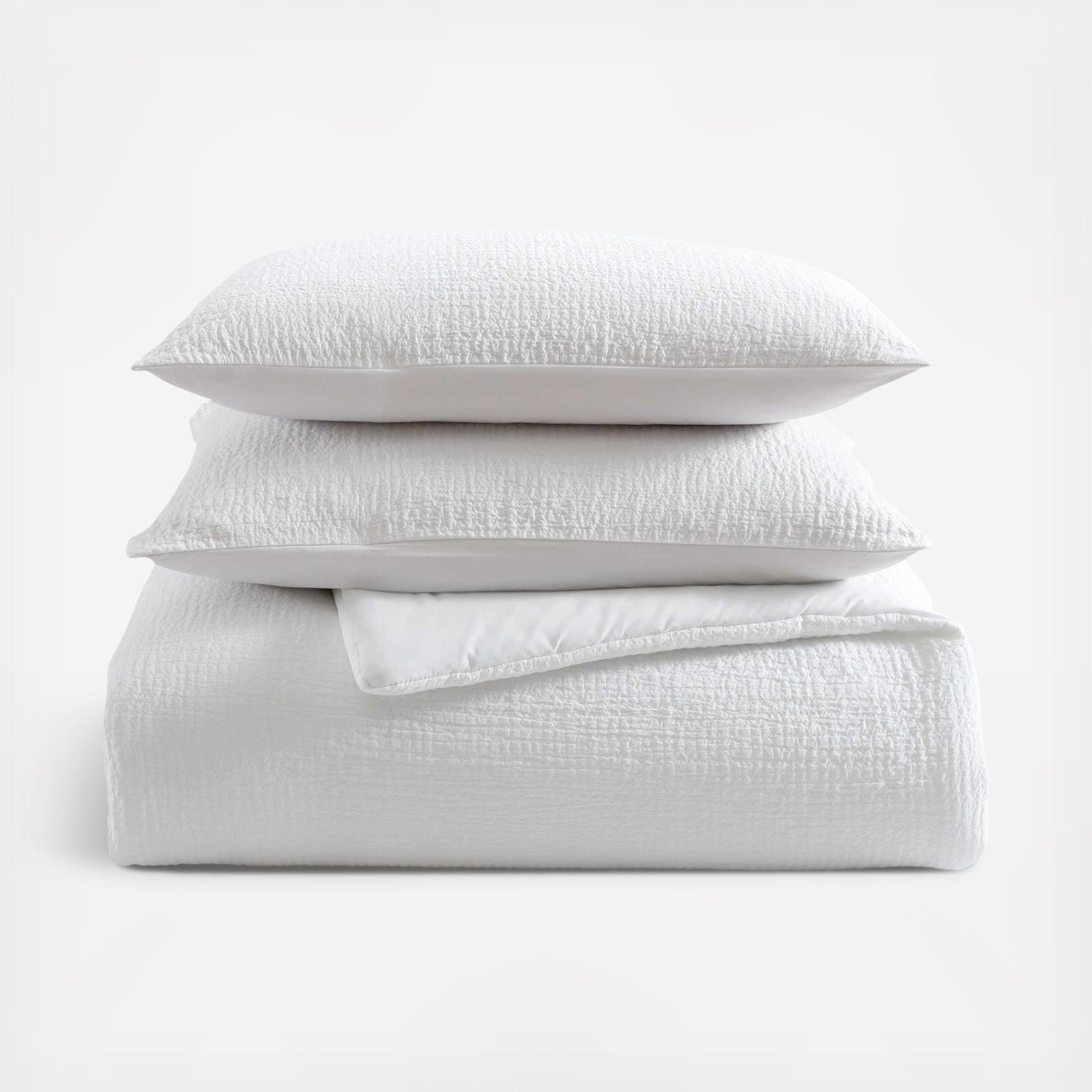 Puckered Texture 3-Piece Comforter Set