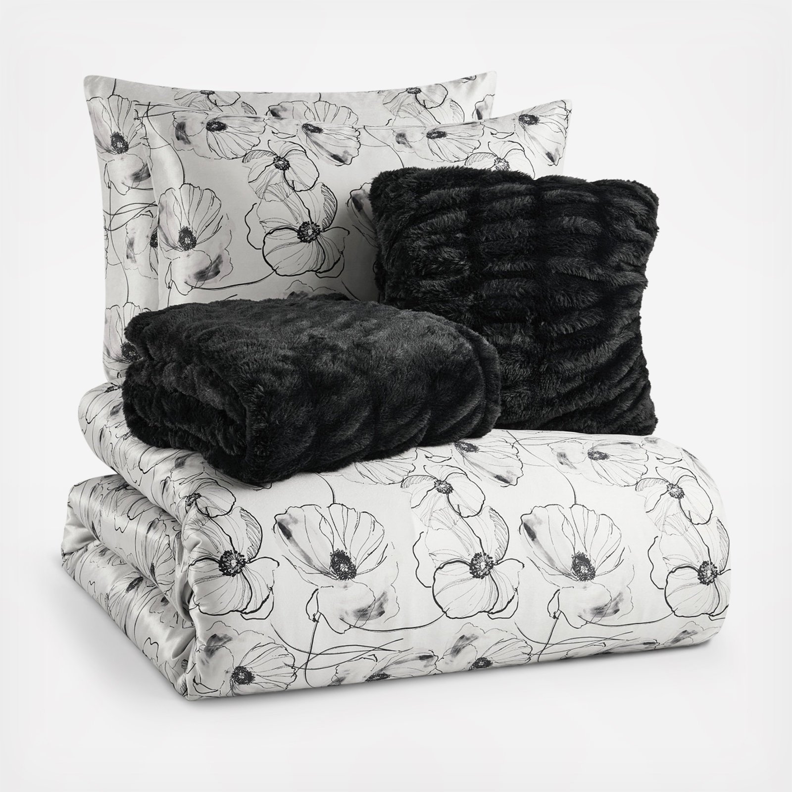 Poly Charmouse Peony 5-Piece Bed in a Bag Comforter Set 2 Poly Charmouse Peony 5-Piece Bed in a Bag Comforter Set