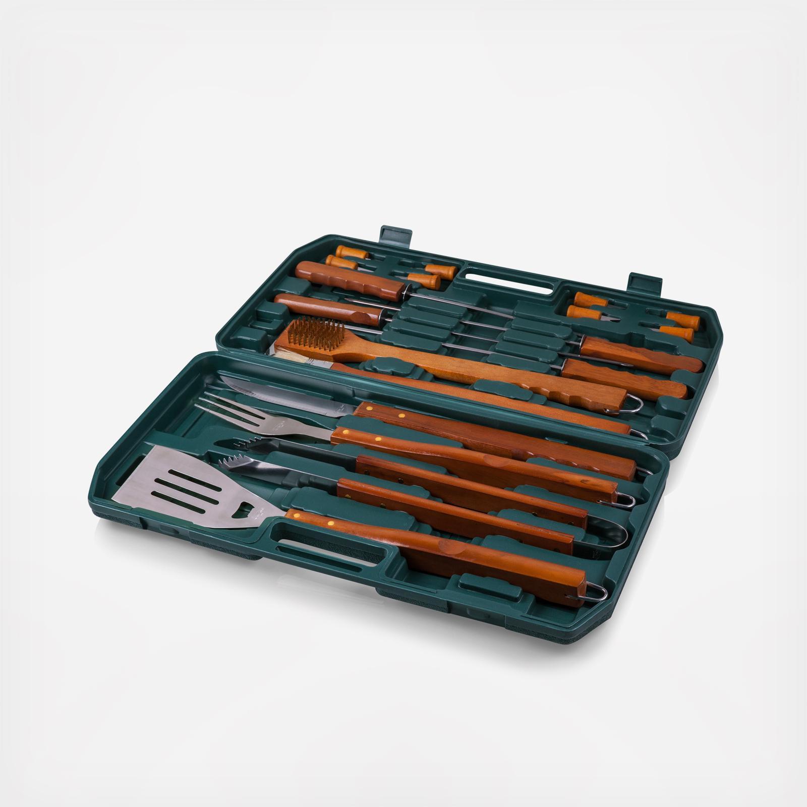 18-Piece BBQ Tool Set