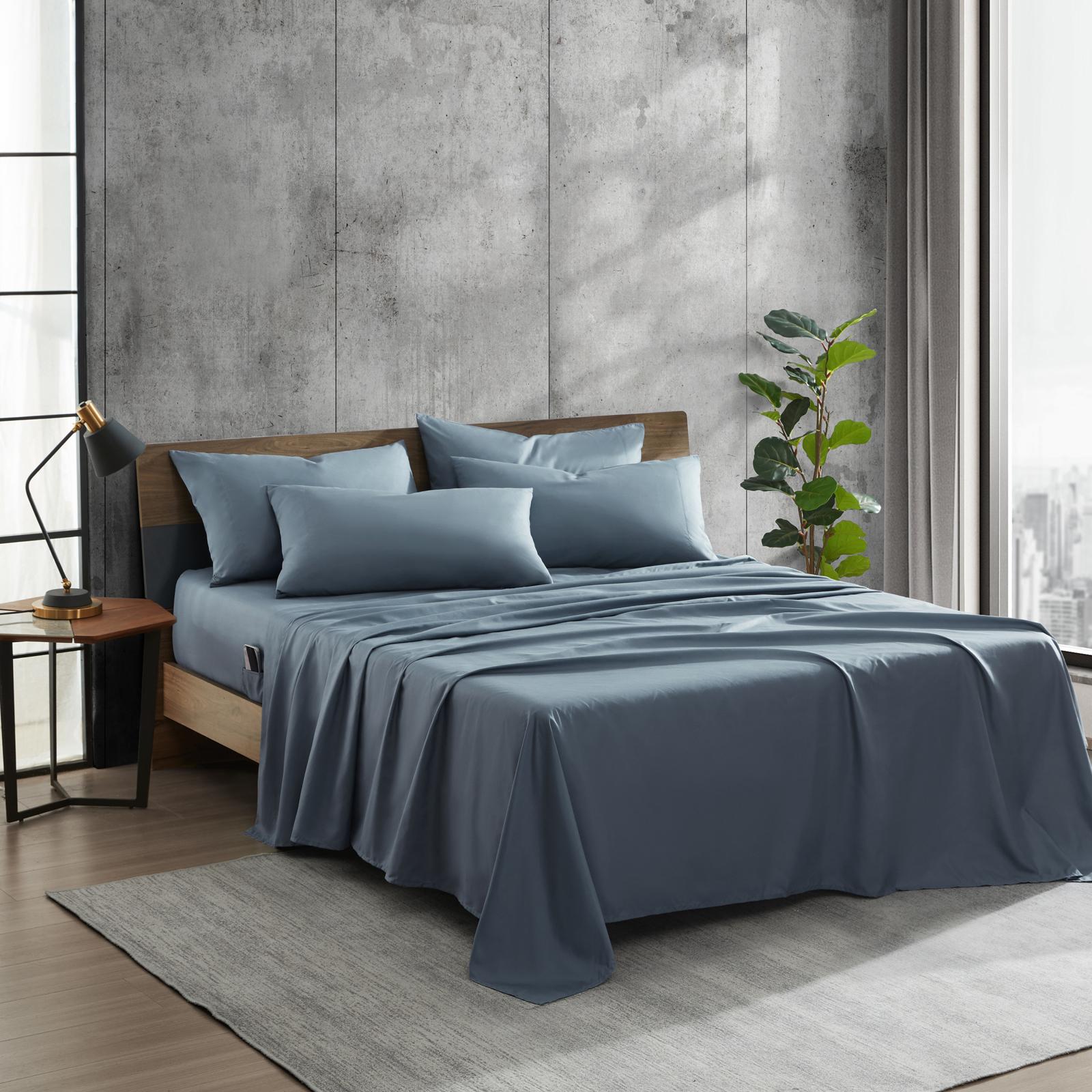 Solid Lightweight 6-Piece Sheet Set 10 Solid Lightweight 6-Piece Sheet Set