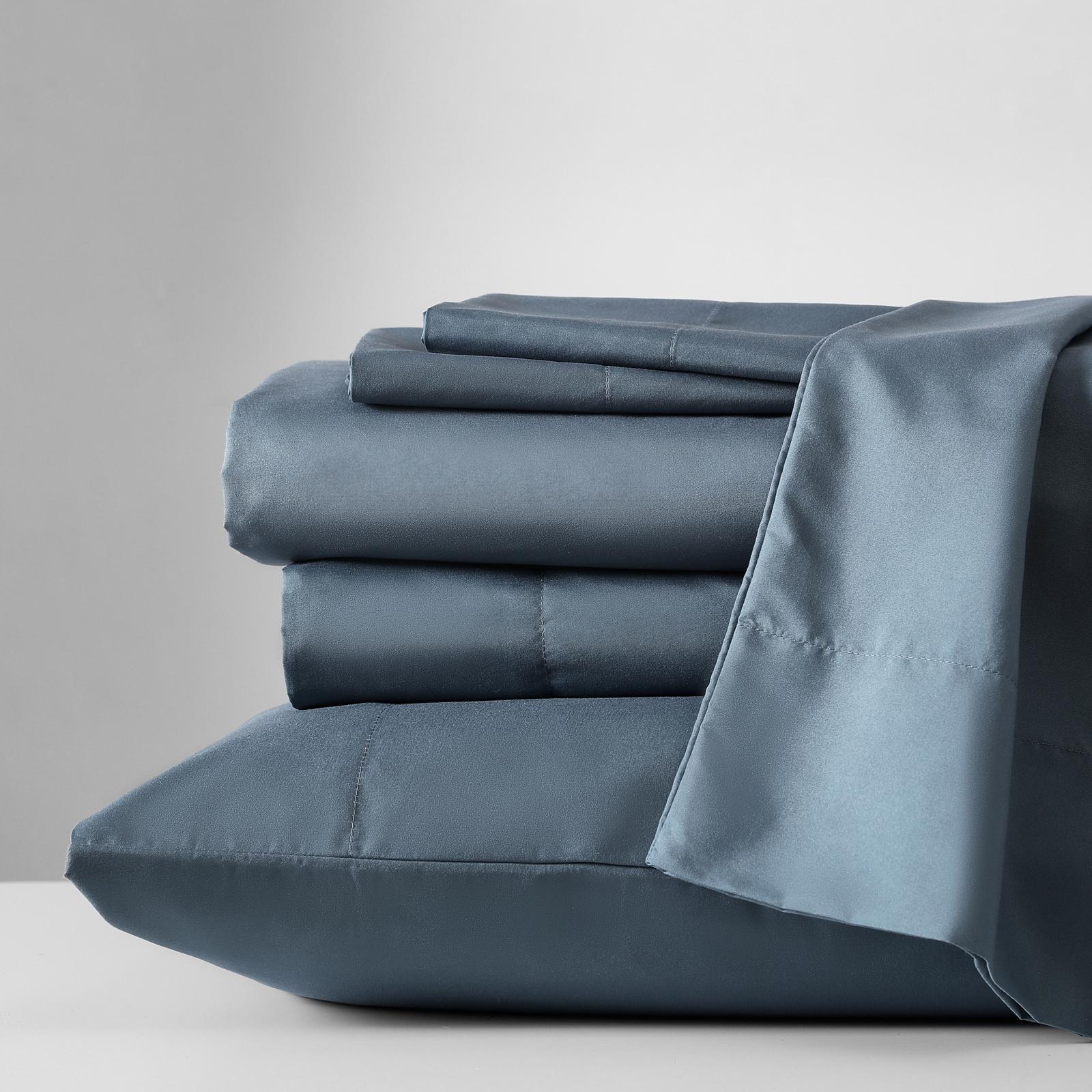 Solid Lightweight 6-Piece Sheet Set 2 Solid Lightweight 6-Piece Sheet Set