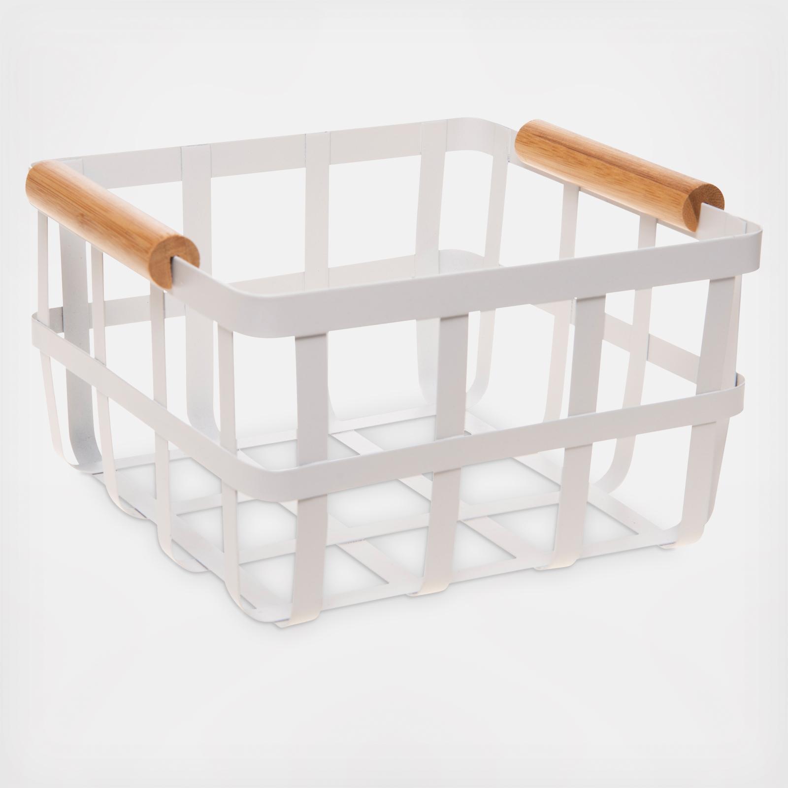 Square Basket with Handles 3 Square Basket with Handles