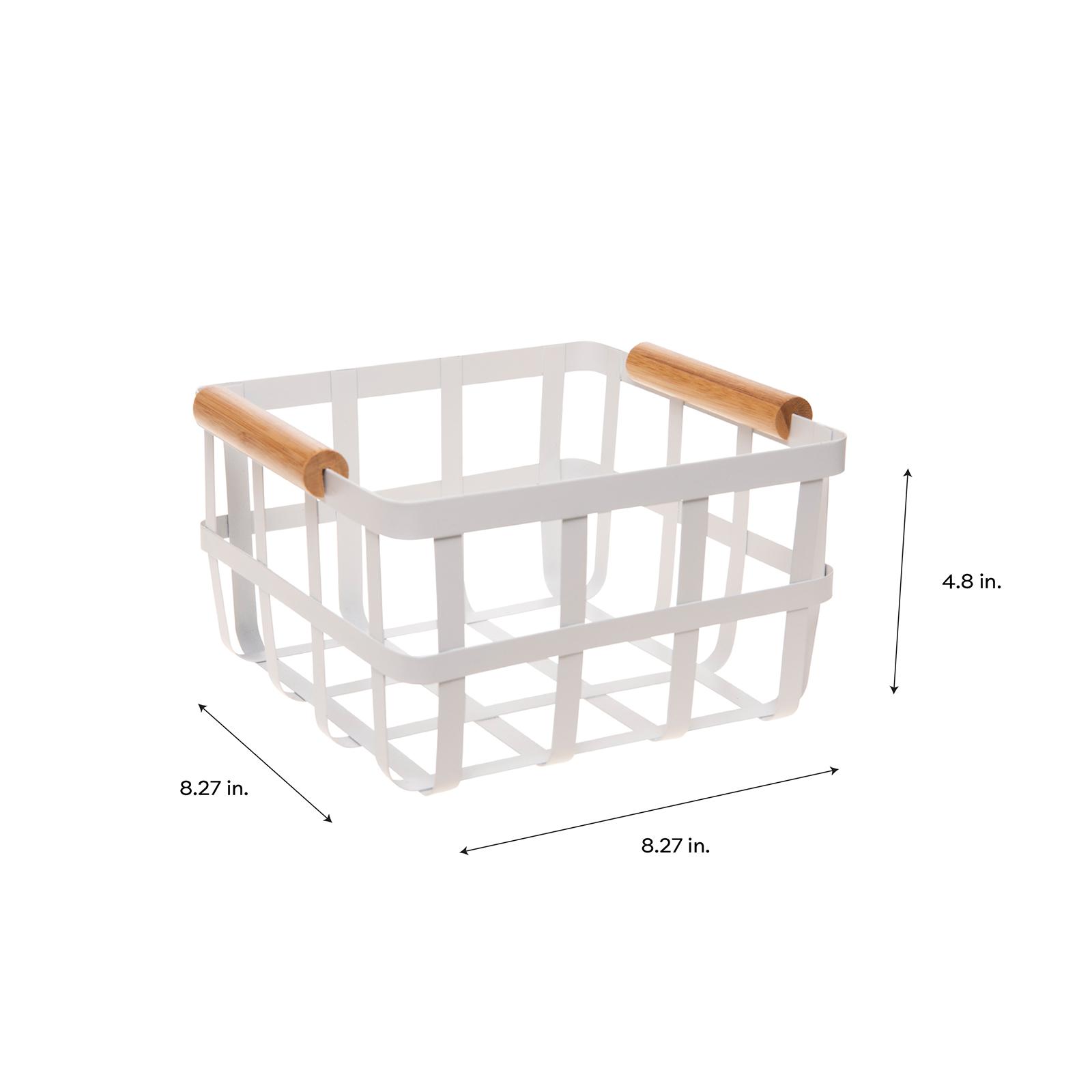 Square Basket with Handles 4 Square Basket with Handles