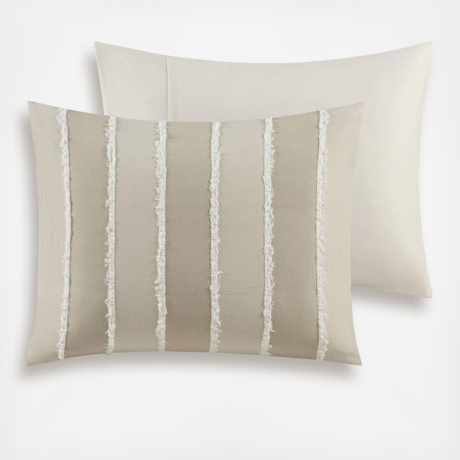 Shay 3-Piece Striped Cotton Comforter Set 7 Shay 3-Piece Striped Cotton Comforter Set