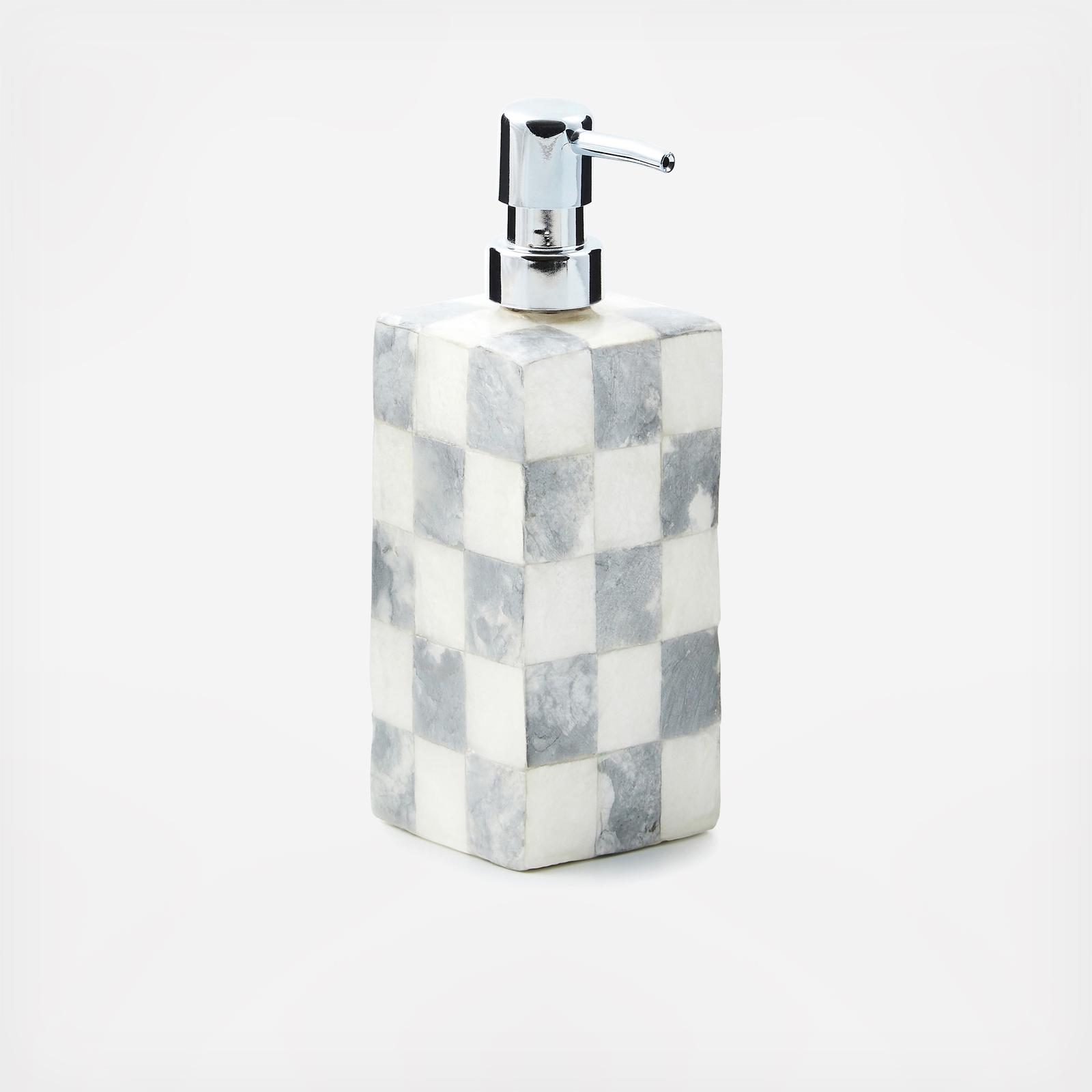 Sterling Check Capiz Soap Pump