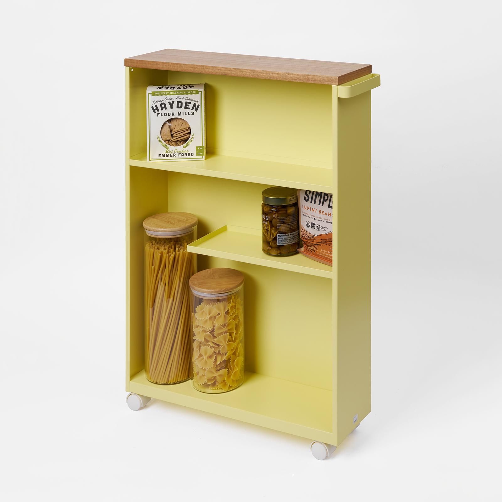 Tower Rolling Slim Bathroom Cart with Handle 4 Tower Rolling Slim Bathroom Cart with Handle