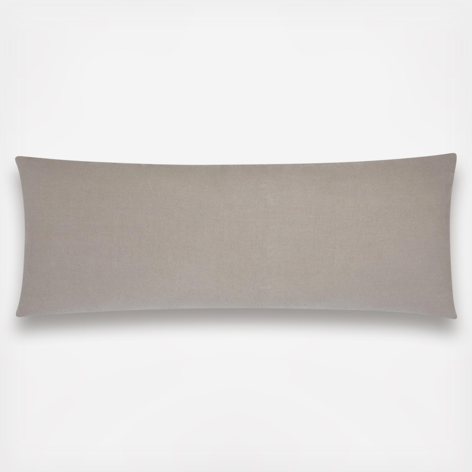 Vintage Linen Body Pillow Cover