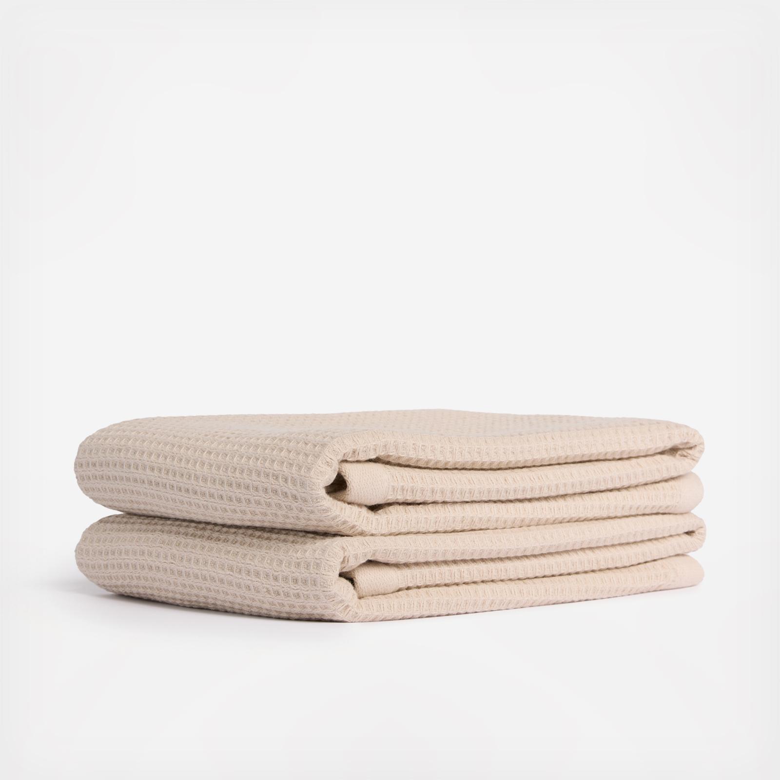 Waffle Bath Towel, Set of 2 2 Waffle Bath Towel, Set of 2