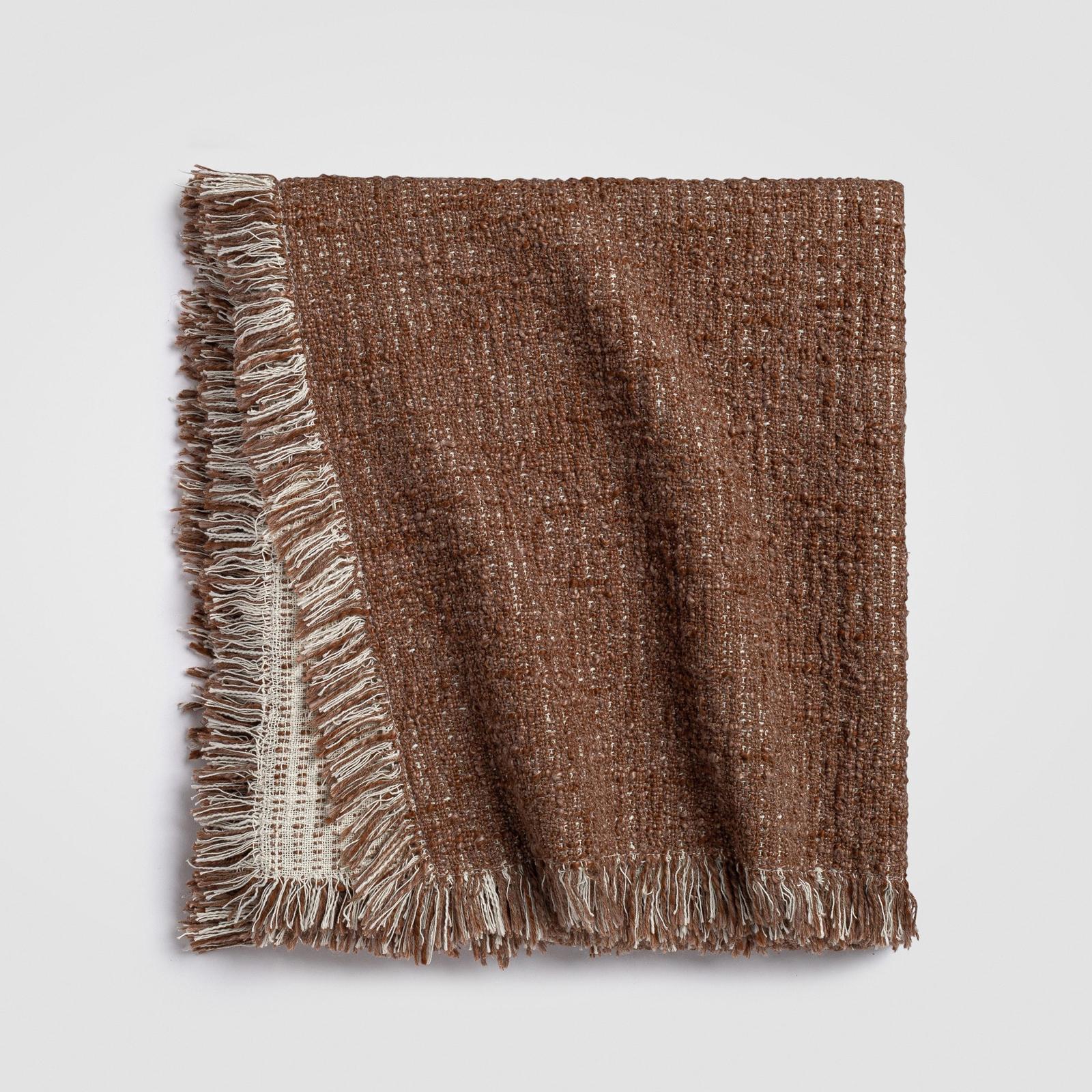 Zen Reversible Chestnut Harmony Throw 1 Zen Reversible Chestnut Harmony Throw
