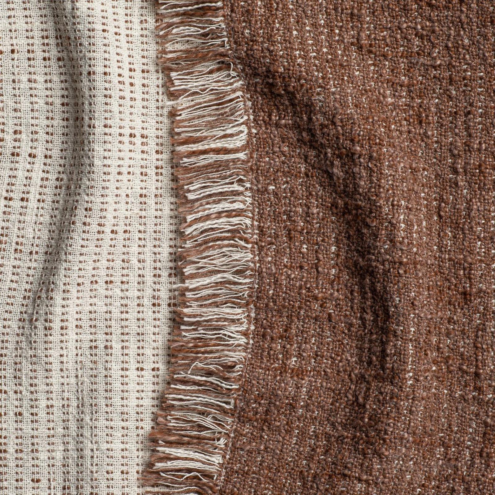 Zen Reversible Chestnut Harmony Throw 6 Zen Reversible Chestnut Harmony Throw