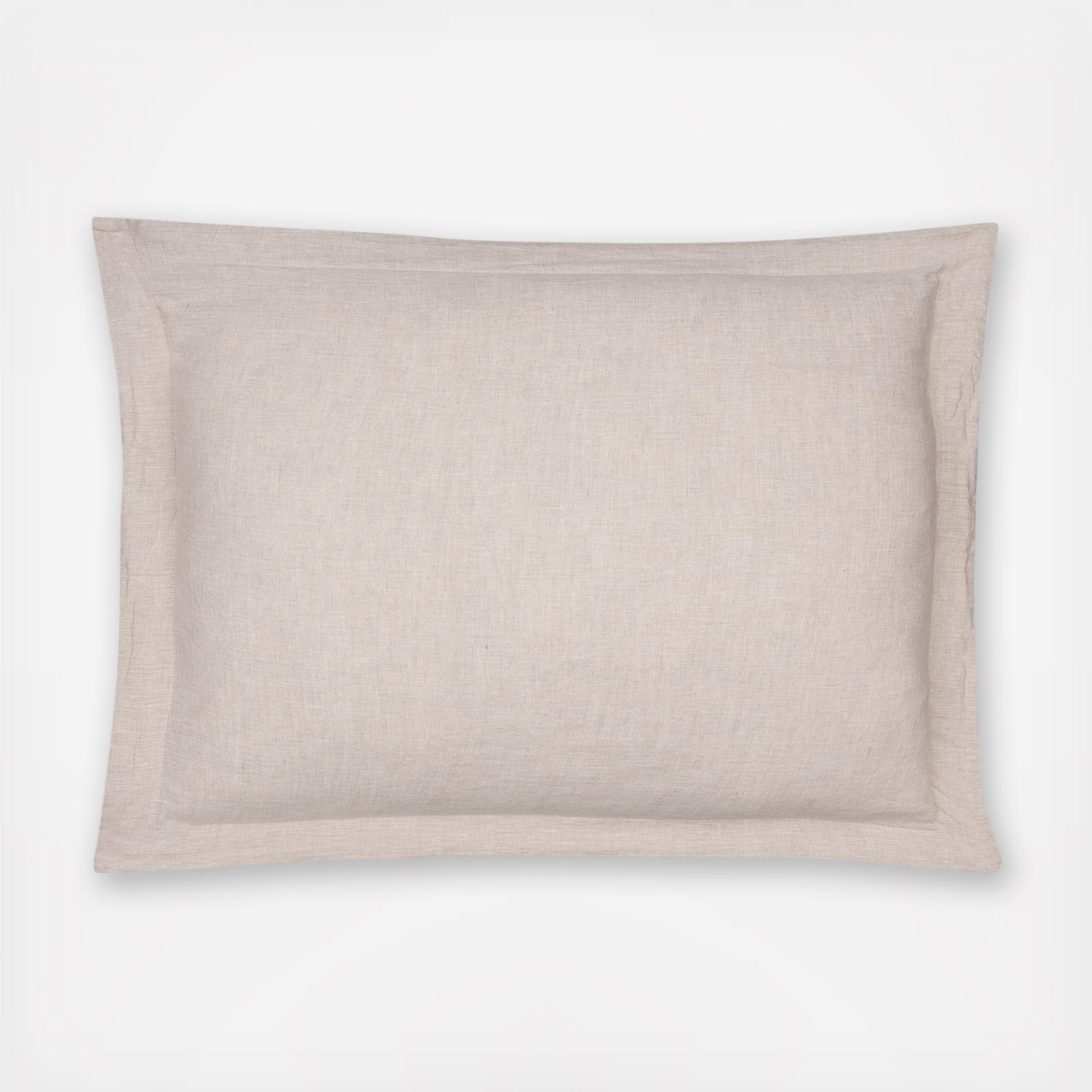 Washed Linen Pillow Sham 4 Washed Linen Pillow Sham