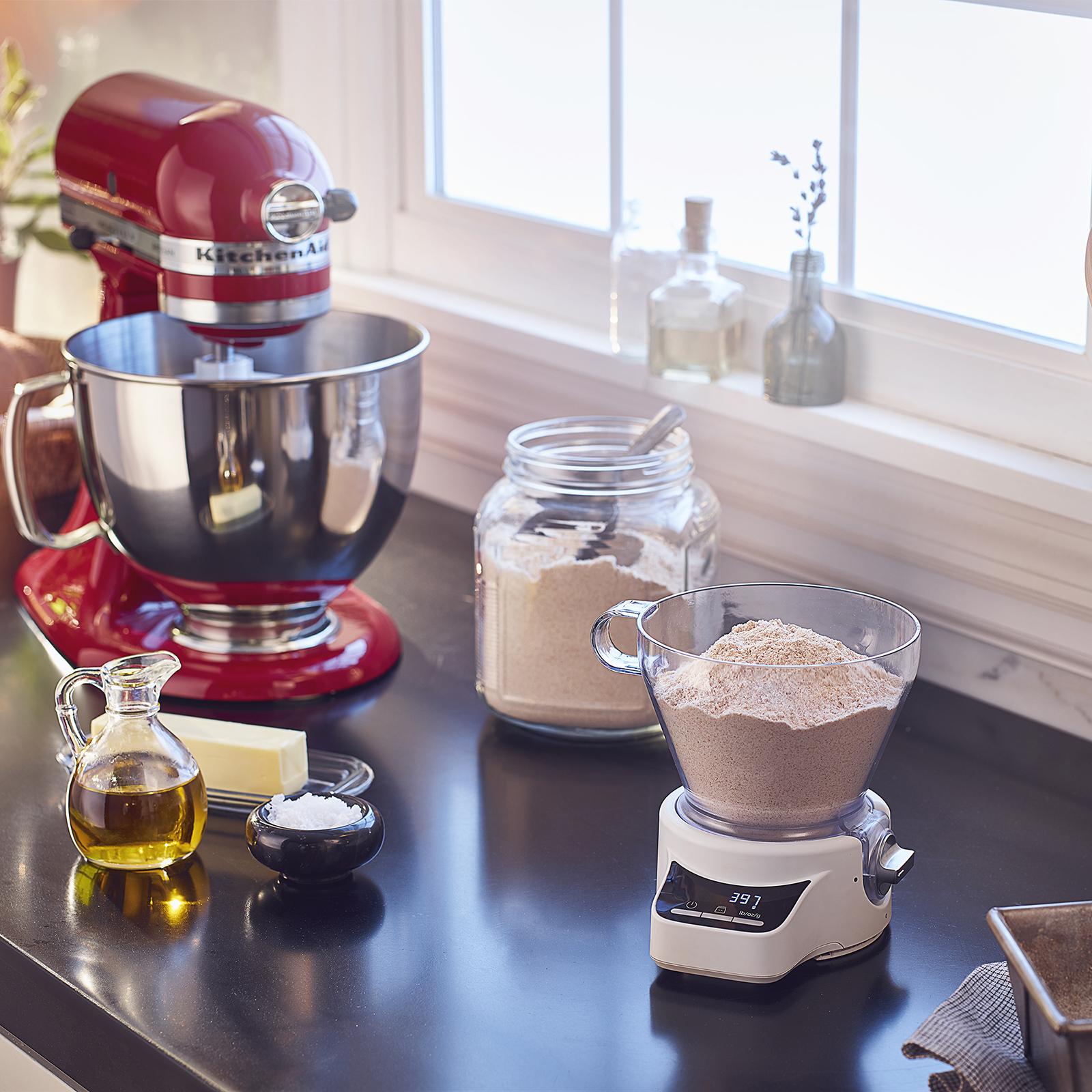 Sifter + Scale Stand Mixer Attachment 4 Sifter + Scale Stand Mixer Attachment