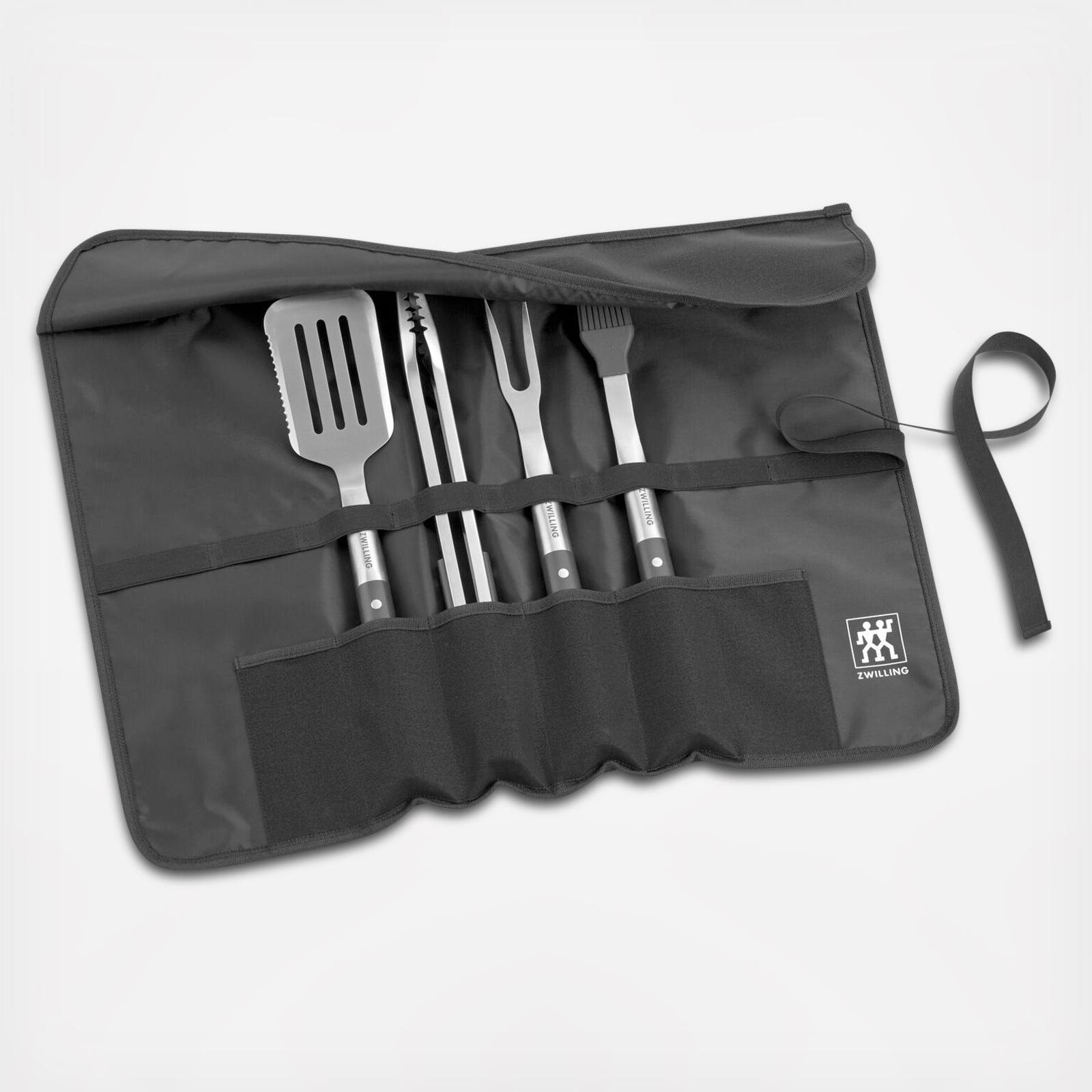 BBQ+ 5-Piece Stainless Steel Grill Tool Set