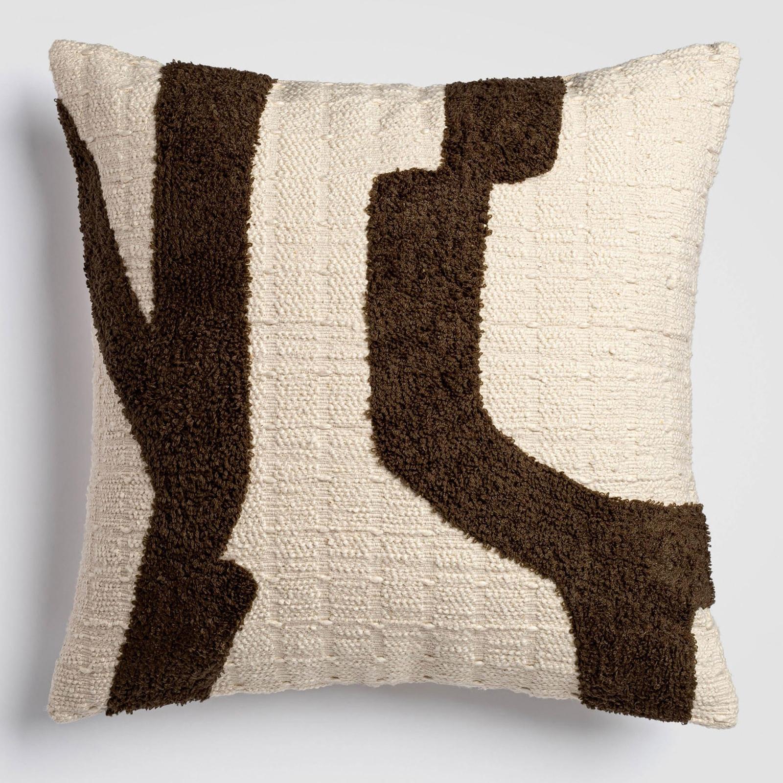 Zen Abstract Pathway Pillow 1 Zen Abstract Pathway Pillow