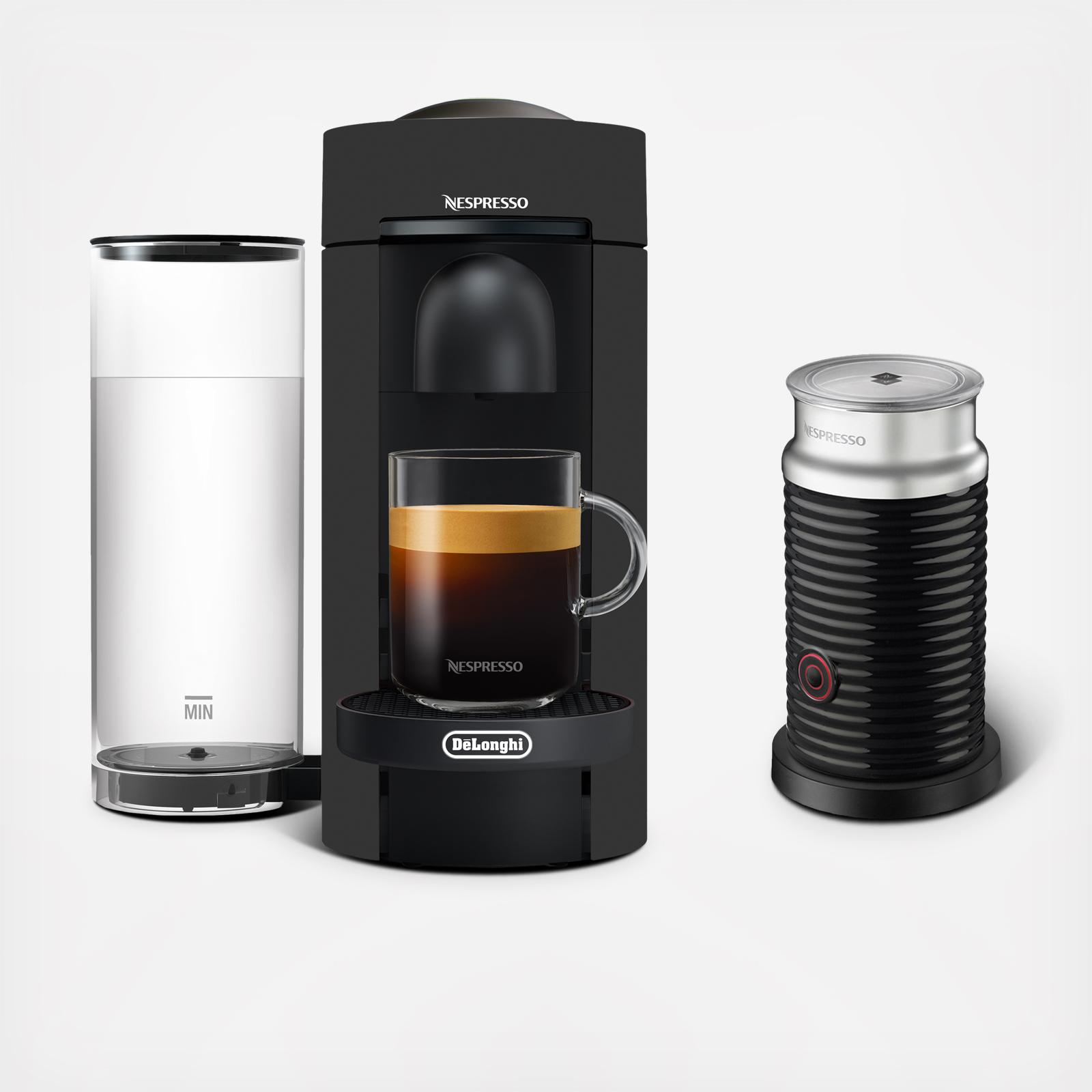 Vertuo Plus Coffee & Espresso Single Serve Machine + Aeroccino Frother Bundle 1 Vertuo Plus Coffee & Espresso Single Serve Machine + Aeroccino Frother Bundle